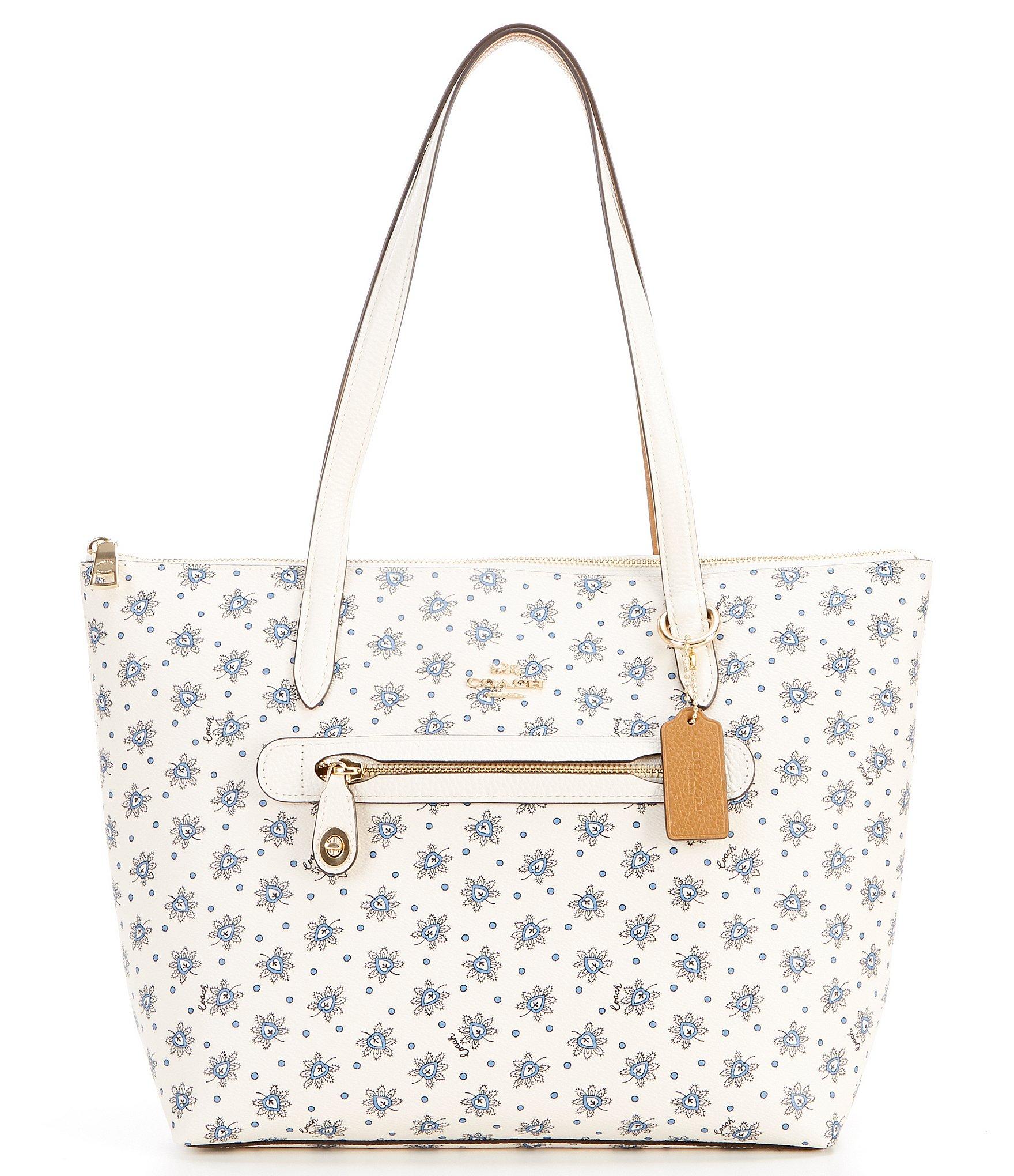 coach butterfly print taylor tote