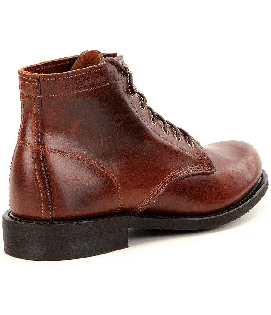 Wolverine Kilometer 6" Men ́s Leather Lace-up Boots in Black for Men - Lyst