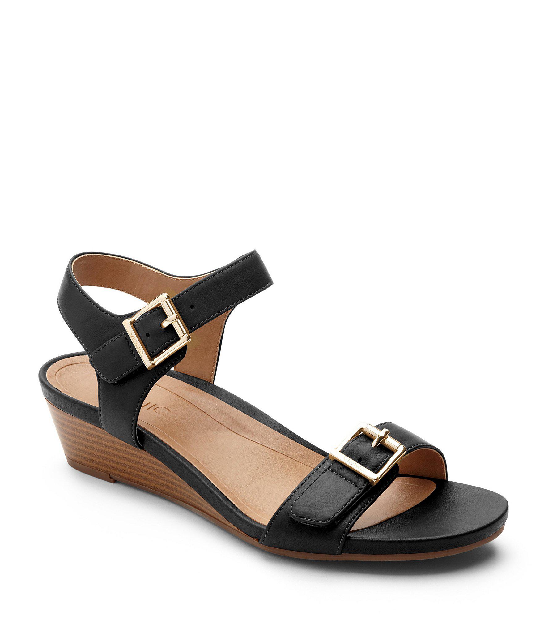 vionic port frances wedge sandals
