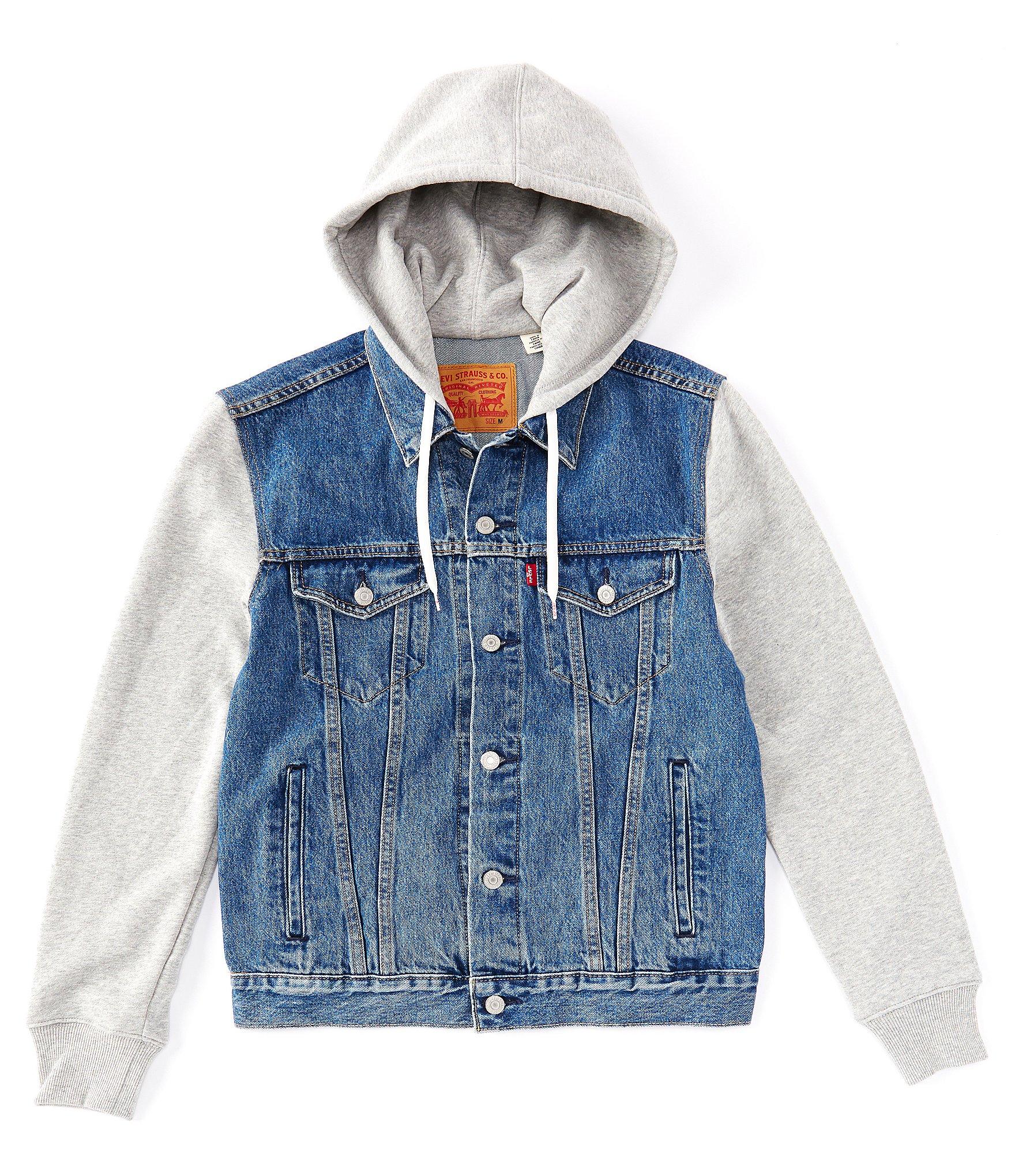 levi's trucker jacket with hood