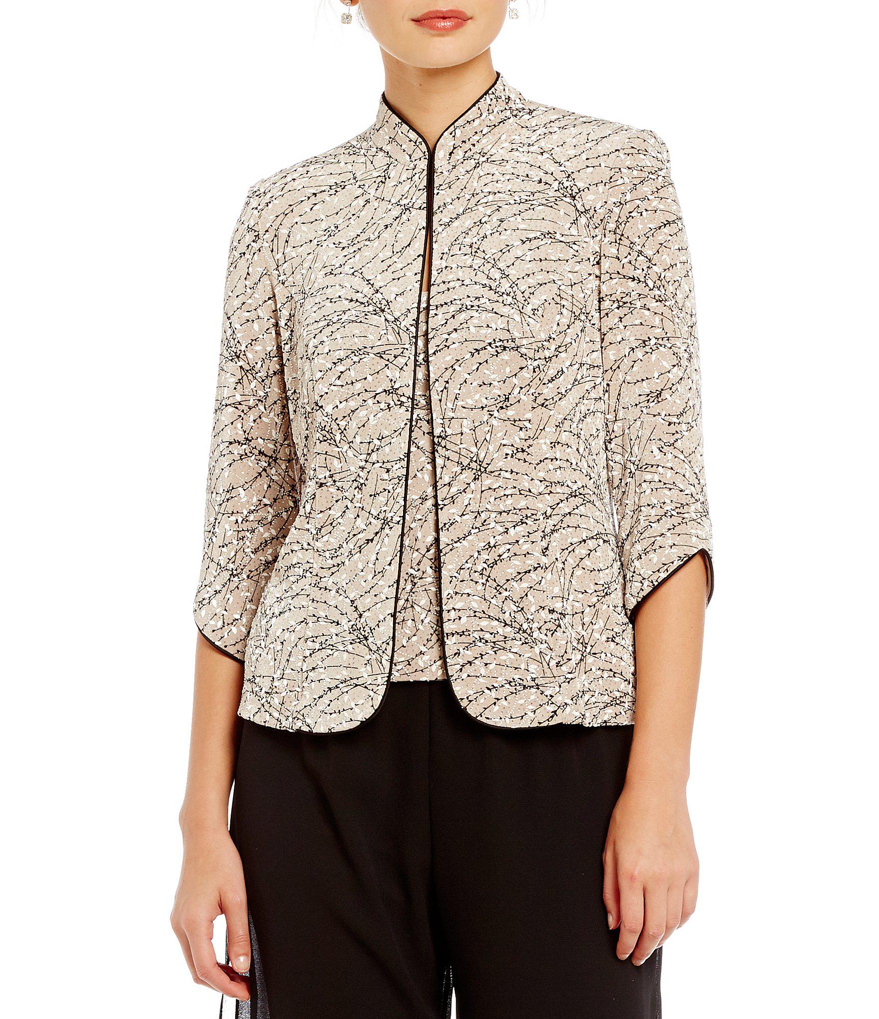 alex evenings petite tops