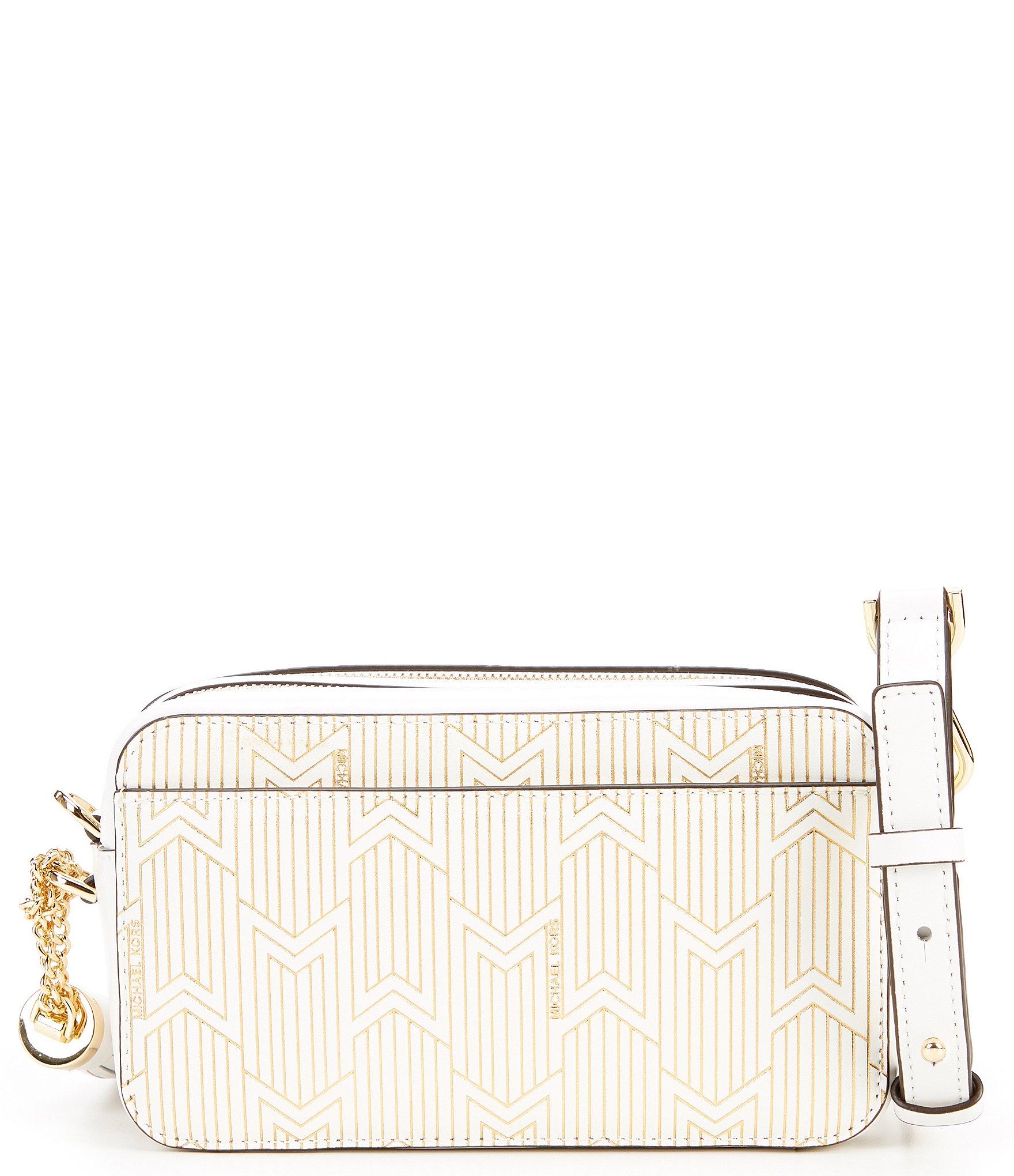 michael michael kors metallic deco small camera bag