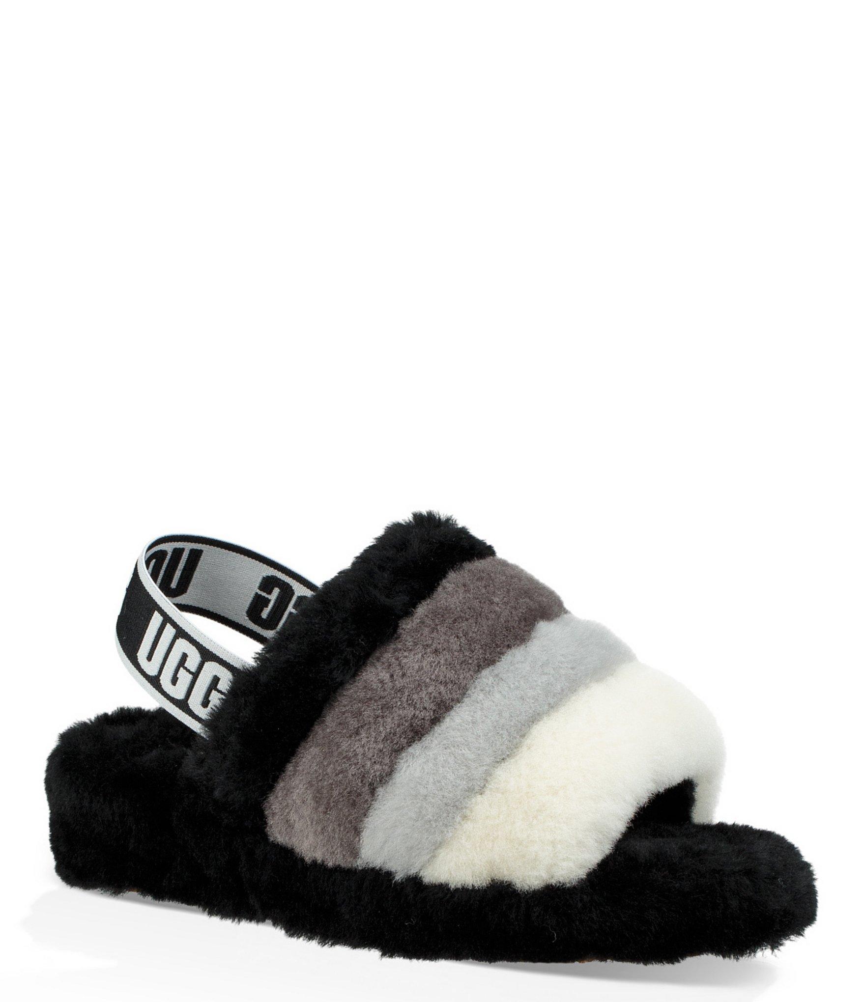 ugg fluffy sliders