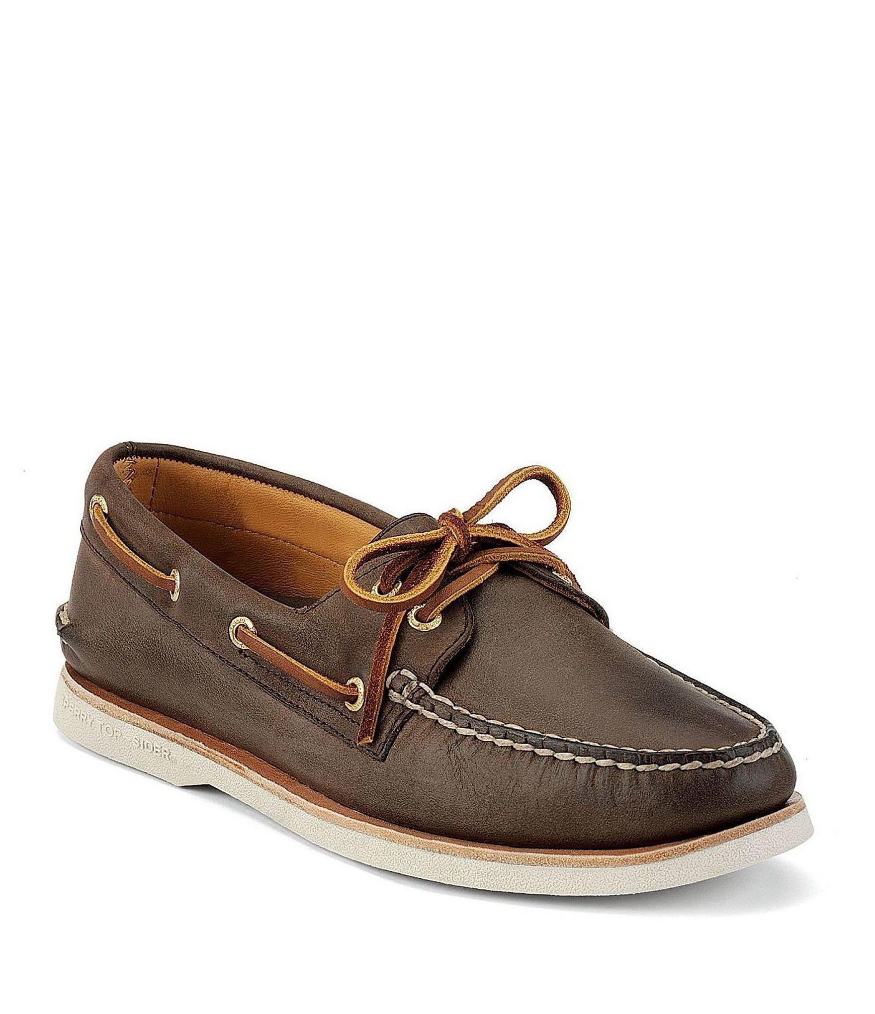 Sperry Top-Sider Canvas Top-sider Gold A/o Men´s 2-eye Boat Shoes in ...
