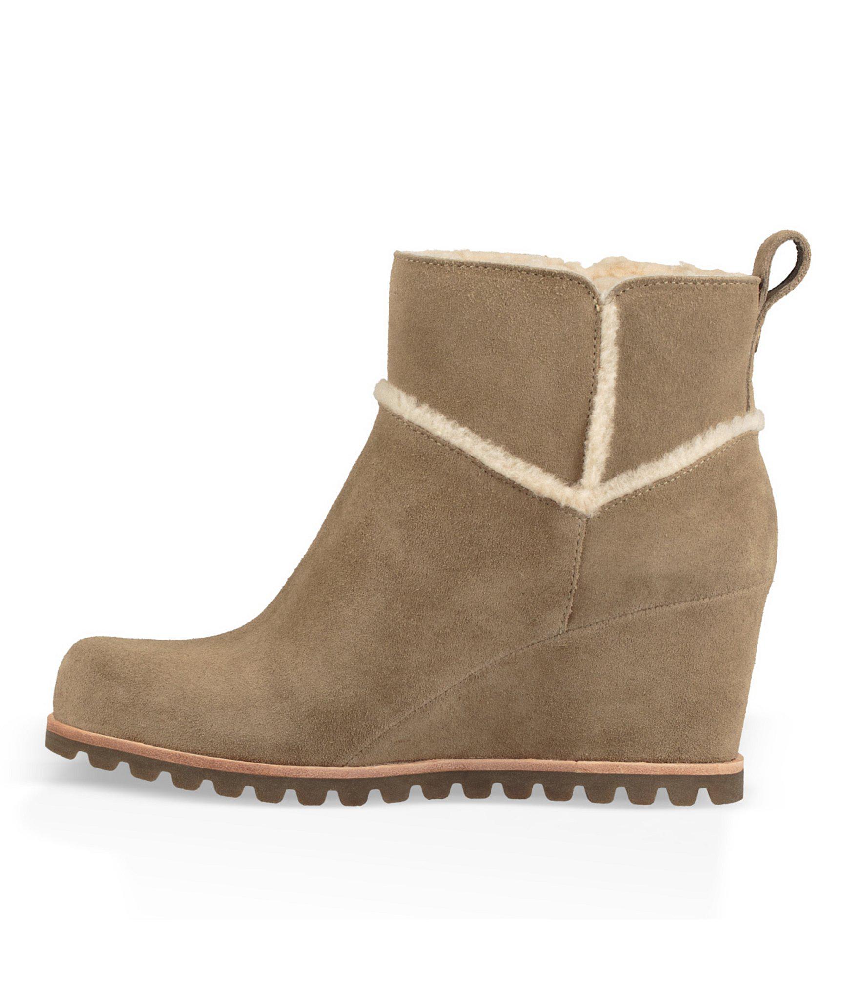 marte waterproof wedge bootie