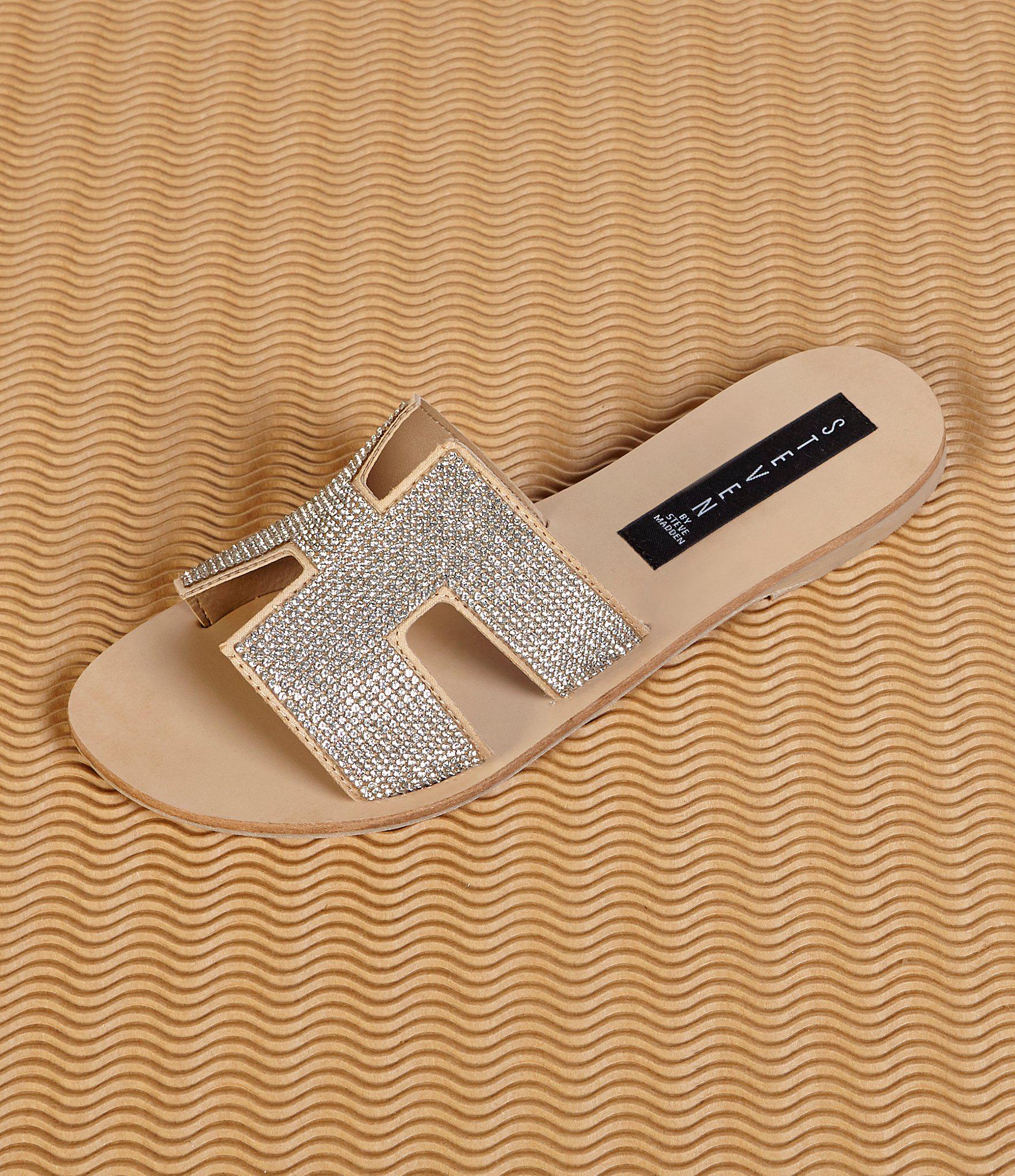 steve madden greece rhinestone sandals