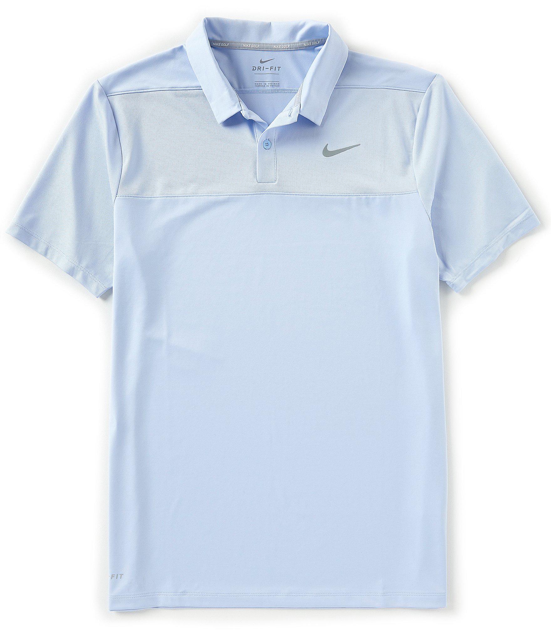 nike dry short sleeve colorblock polo