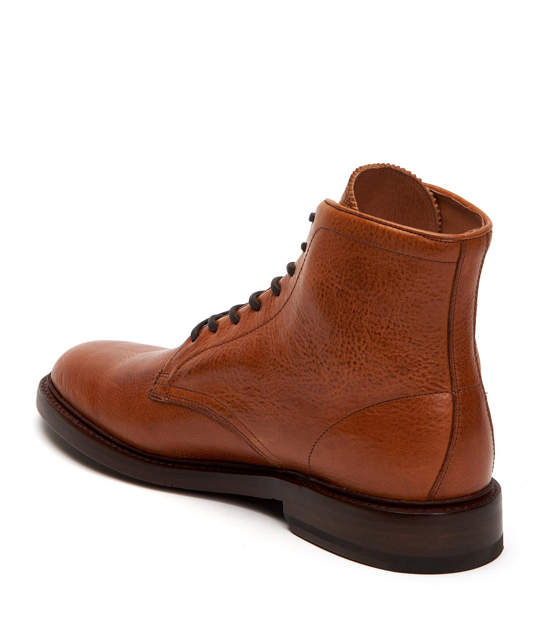 frye jones lace up boots