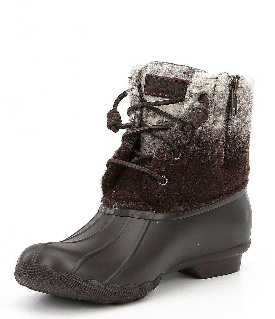 sperry ombre duck boots