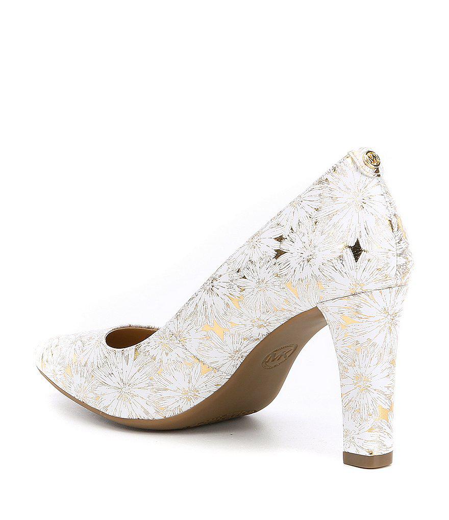 mk white heels