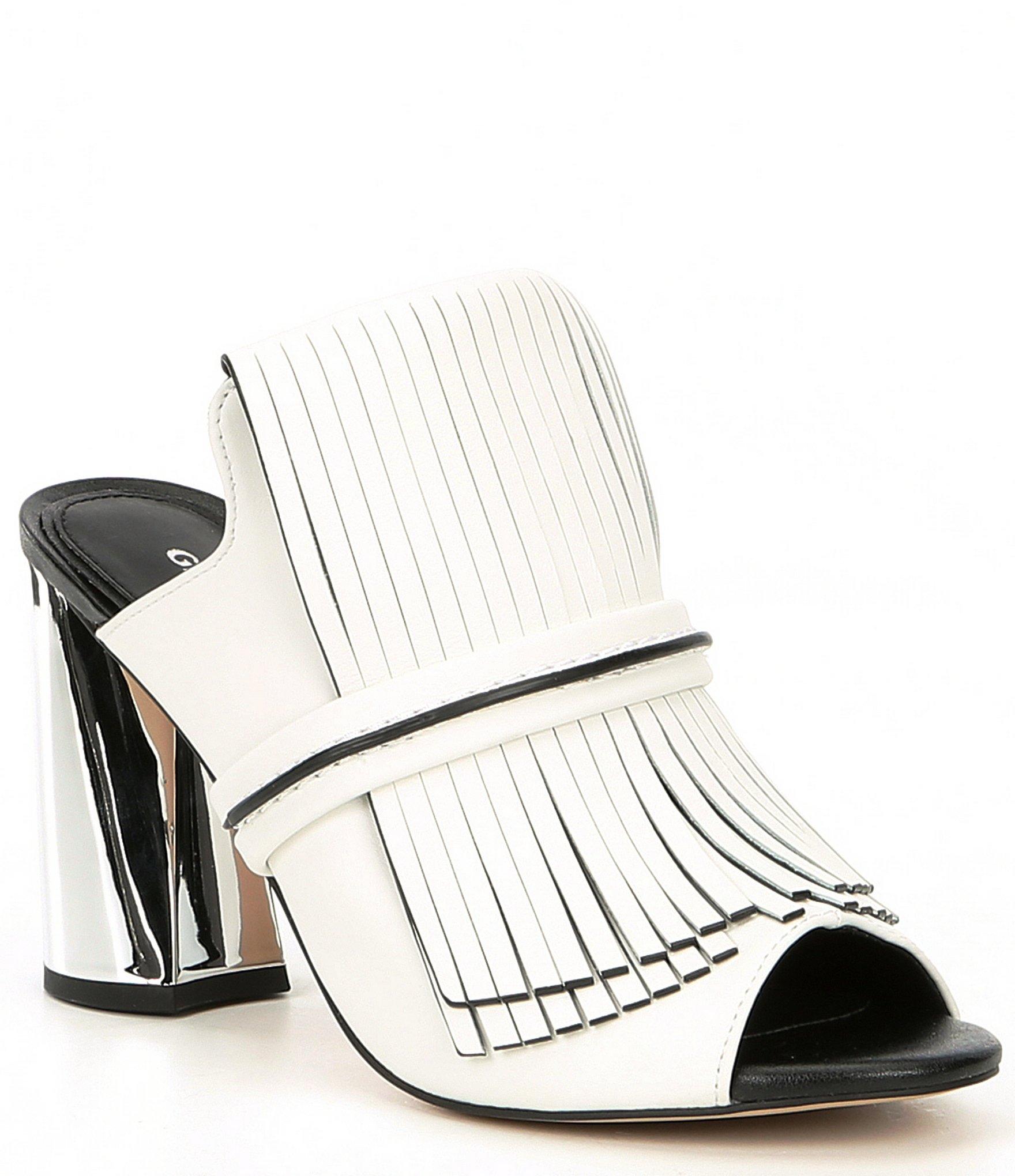 gianni bini white heels