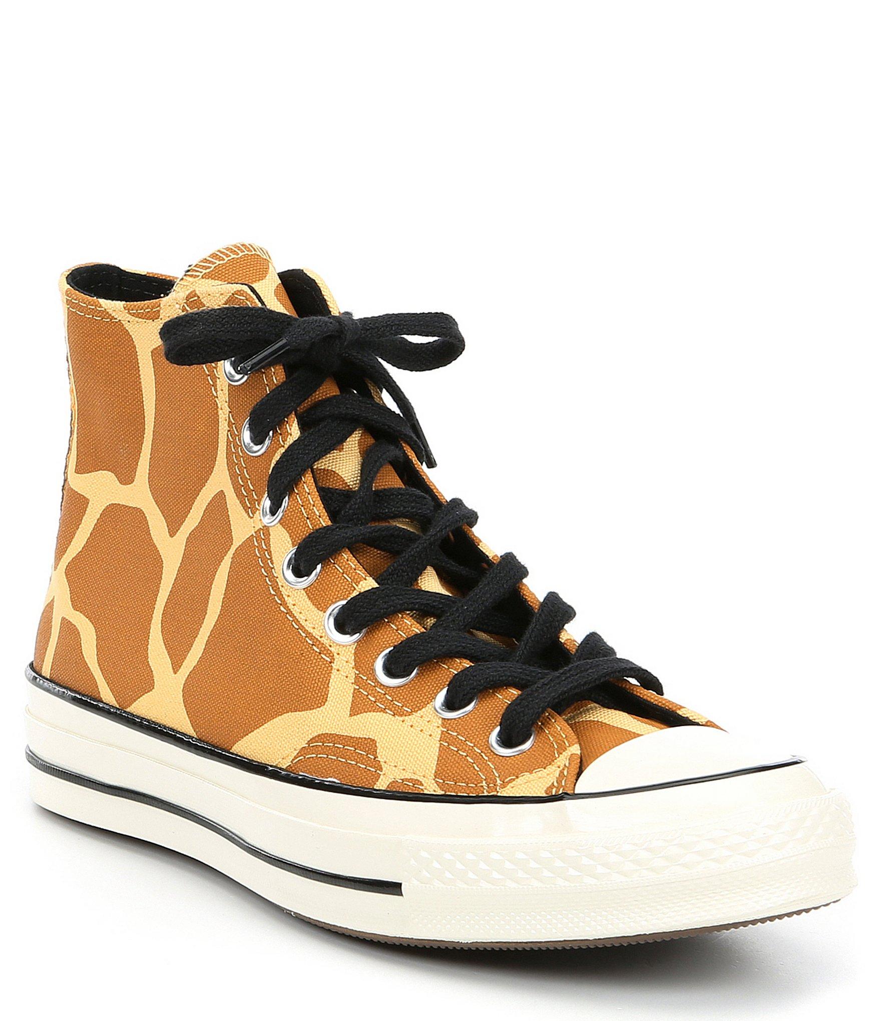 giraffe print converse