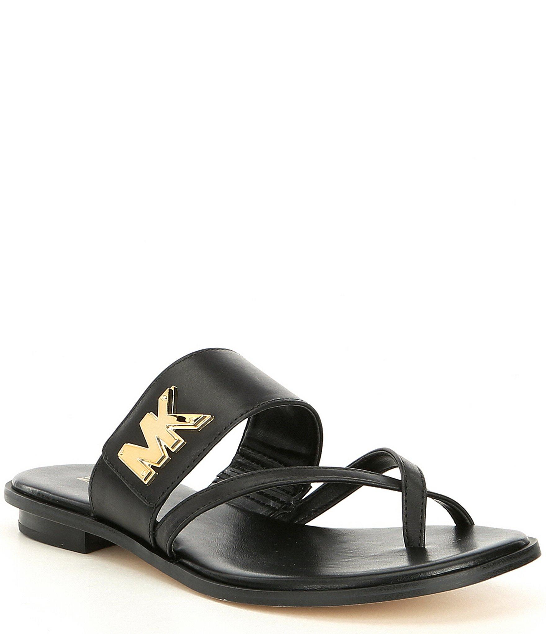 dillards michael kors flip flops