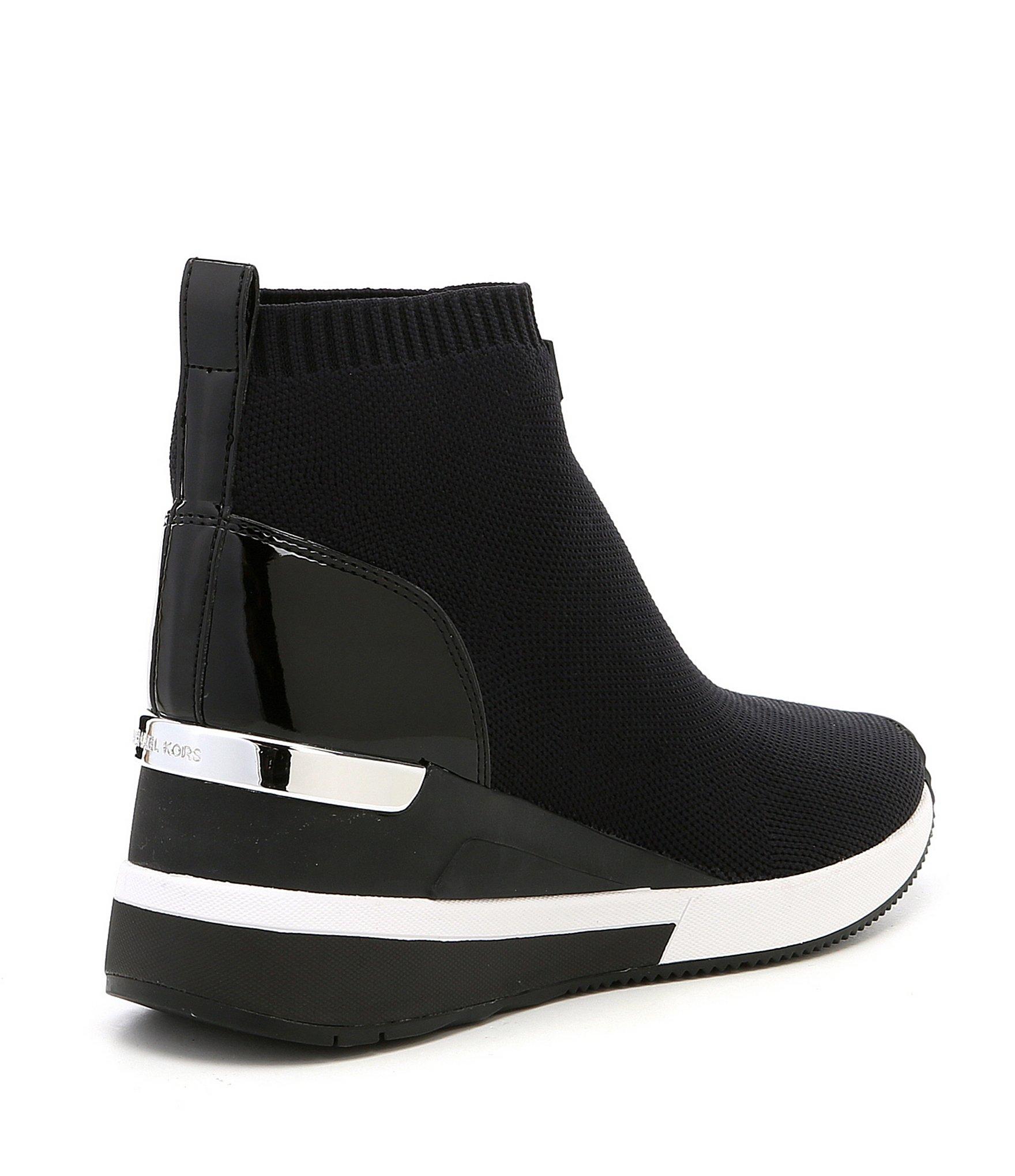 skyler wedge sneaker booties