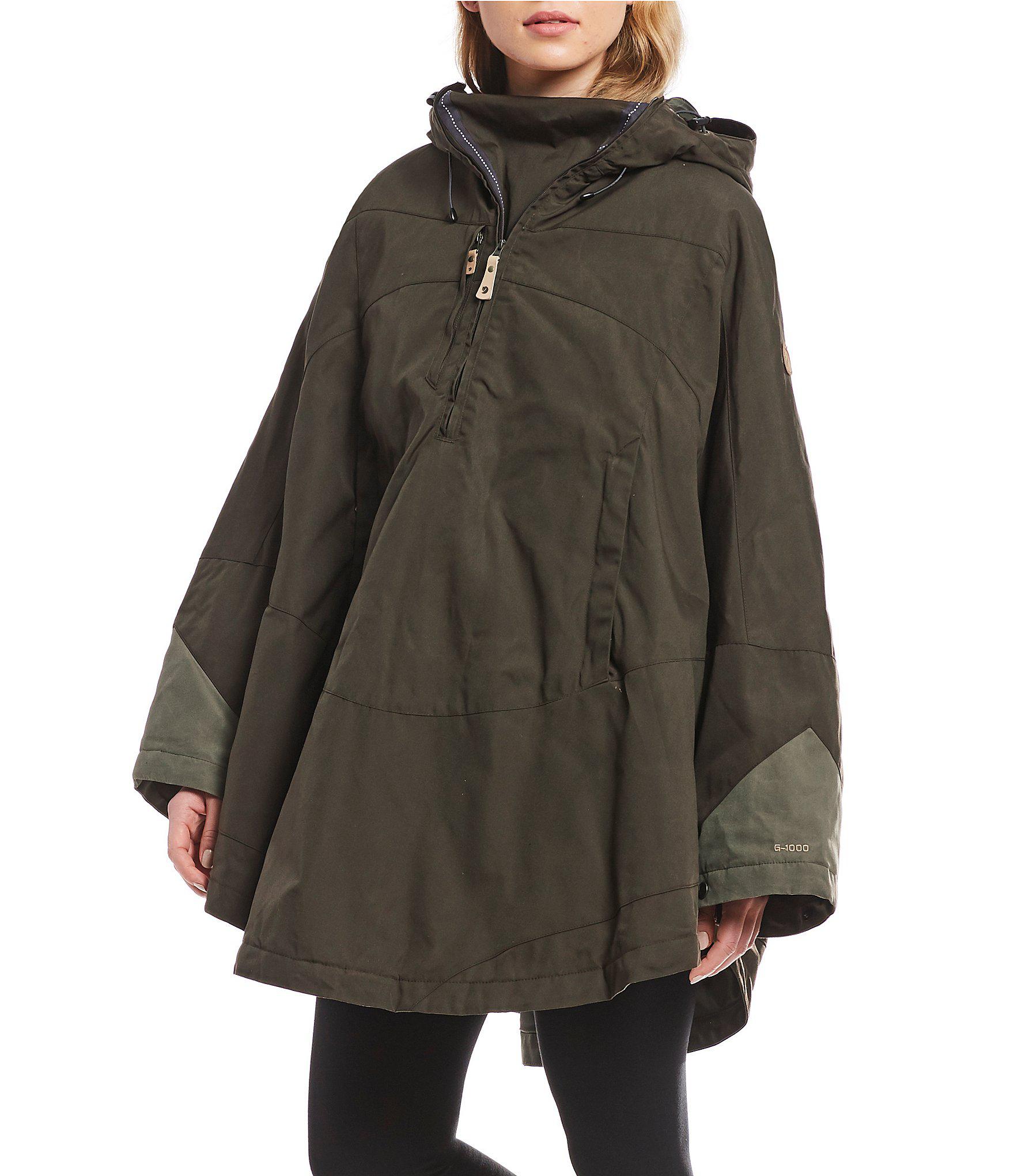 Fjallraven Luhkka Poncho in Olive Green (Green) - Lyst