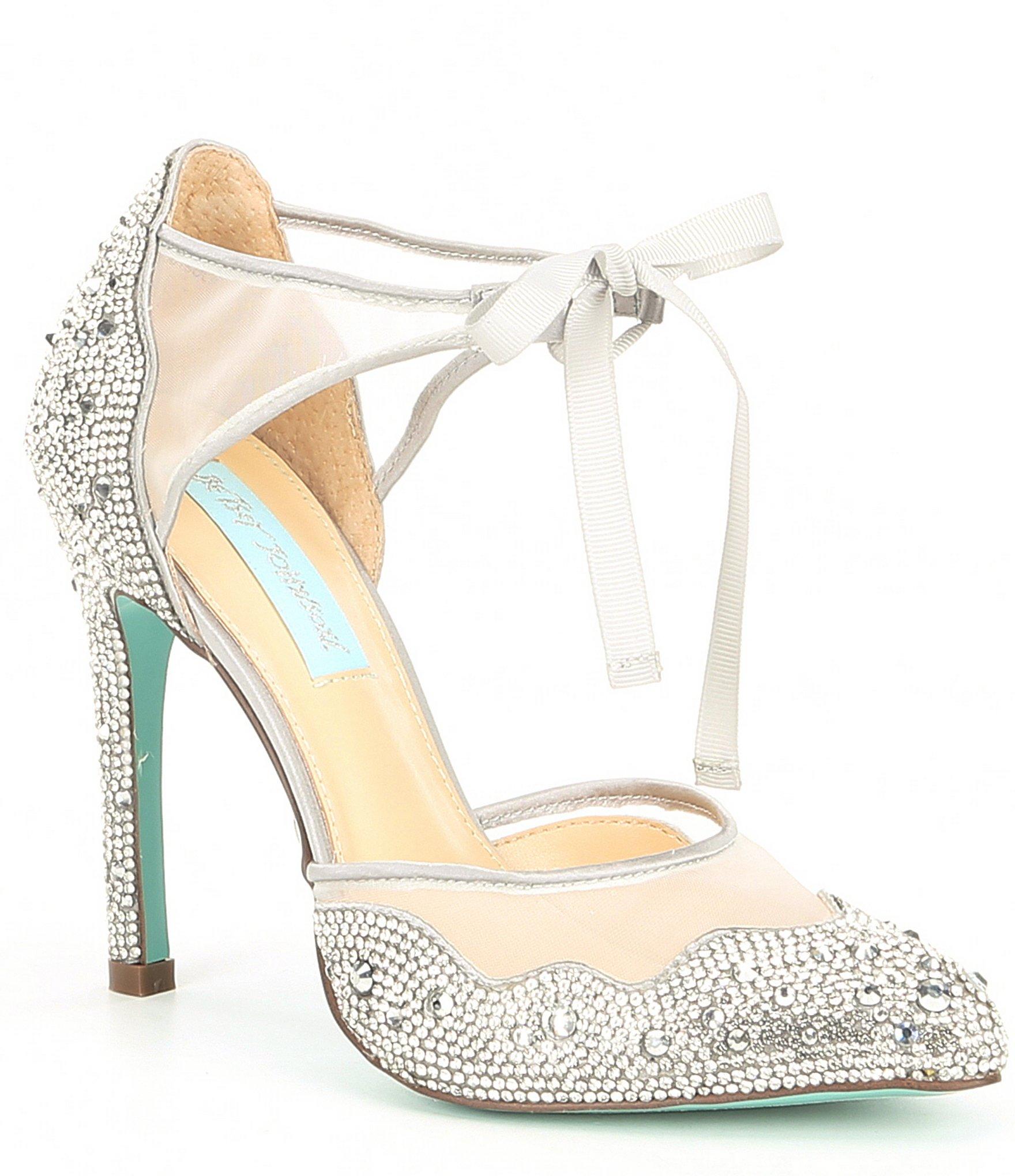 blue by betsey johnson women's bryn bow pump