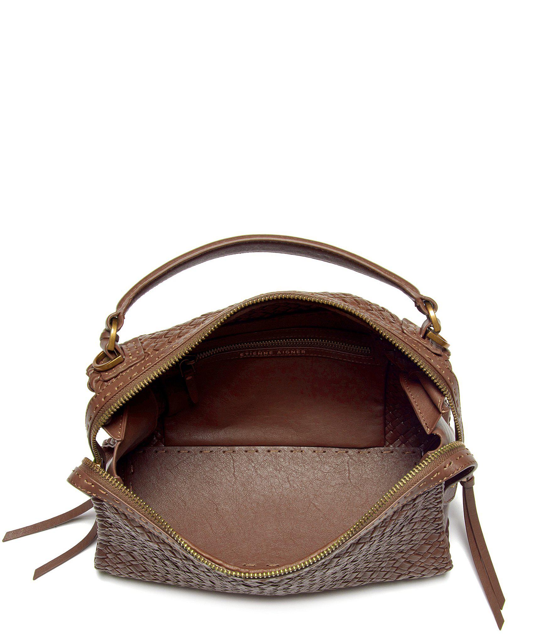 etienne aigner woven purse