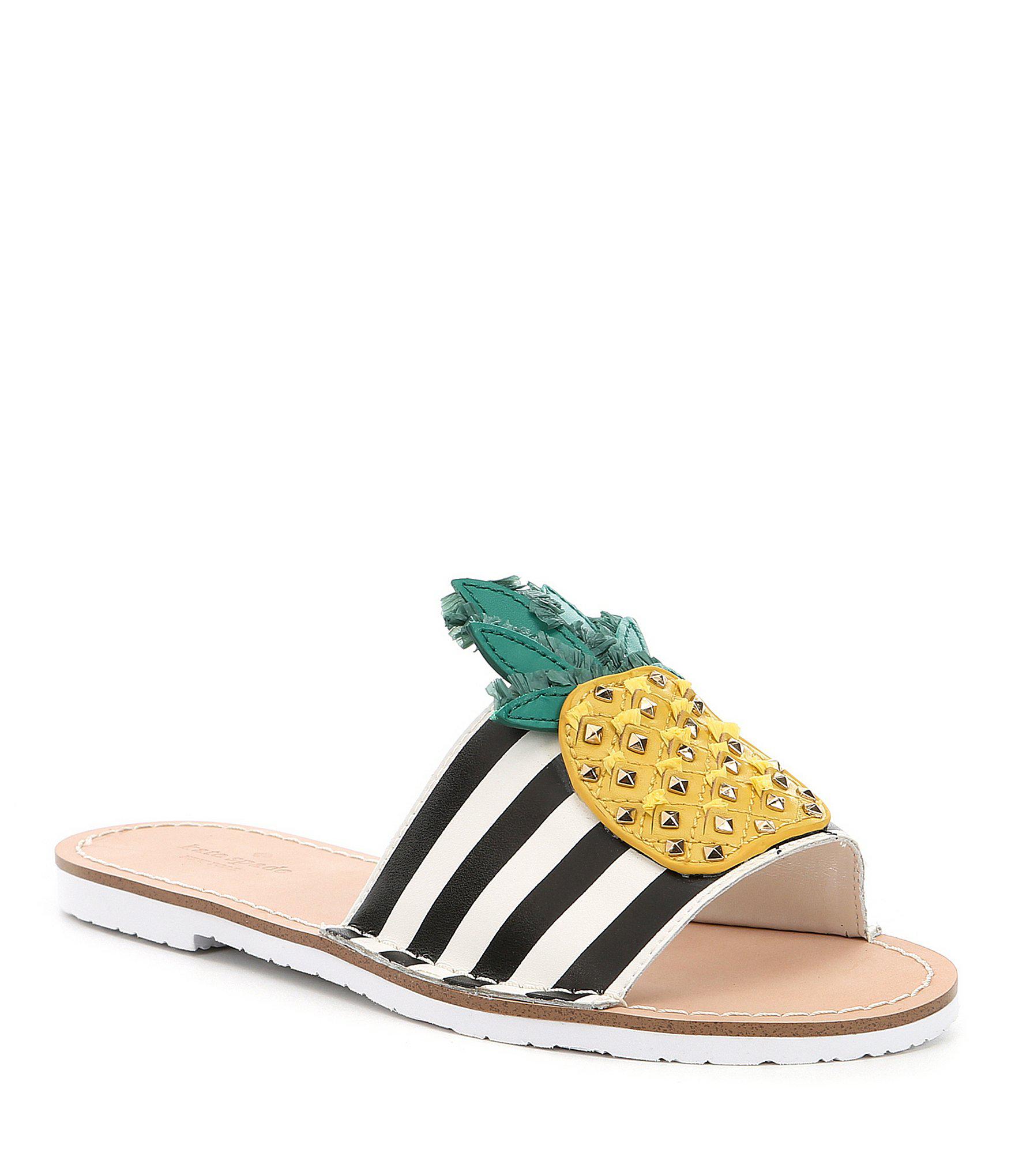 kate spade pineapple flip flops