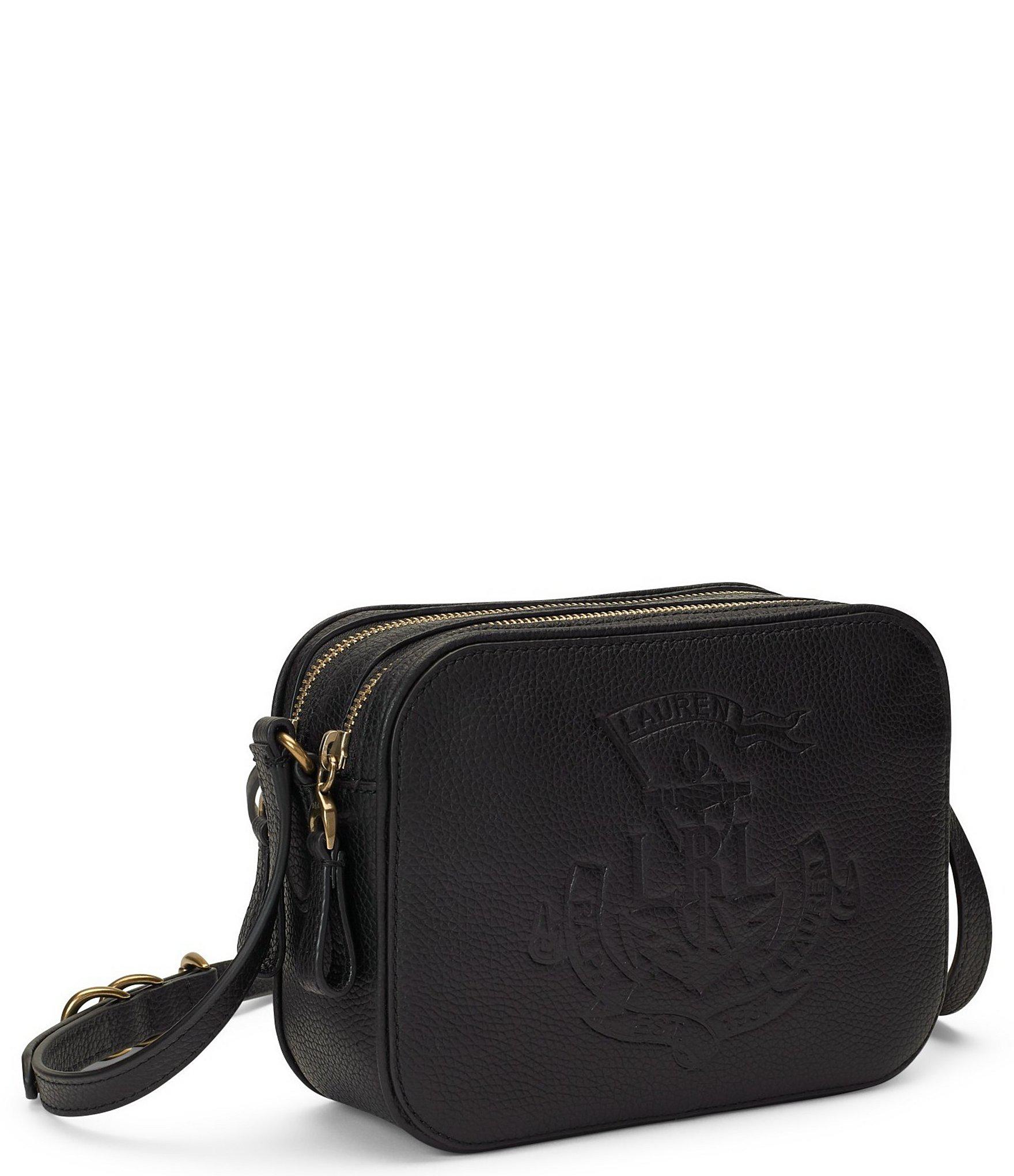 Lauren by Ralph Lauren Leather Huntley Medium Camera Bag in Black Lyst