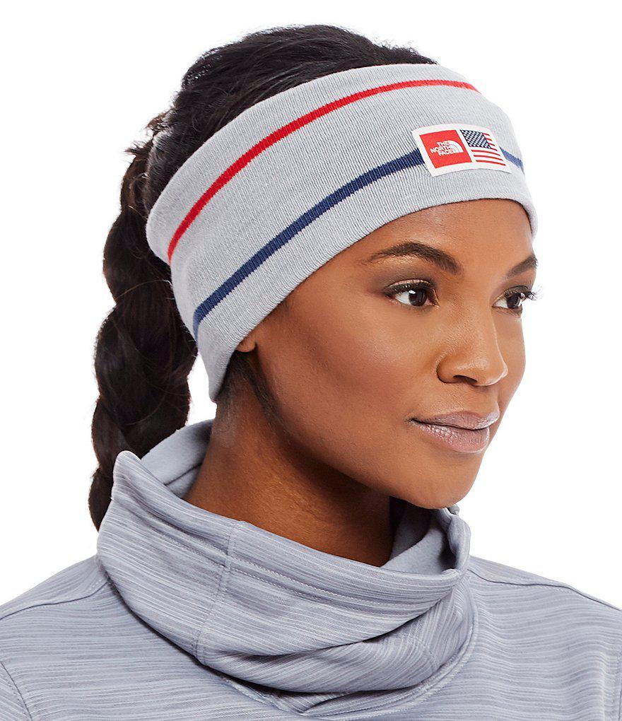 The North Face 2018 Winter Olympics Headband in Gray Lyst