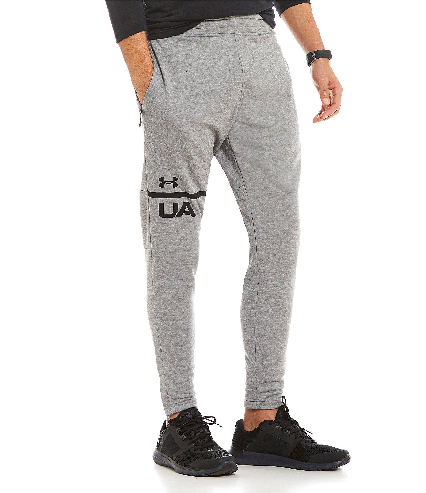 men's under armour tech terry tapered pants