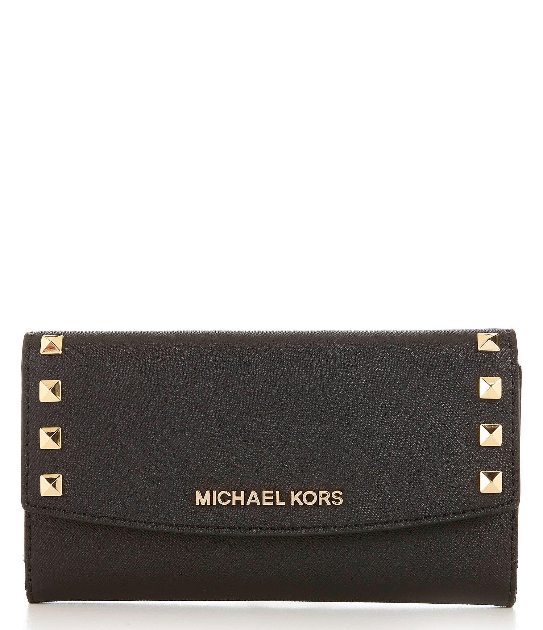 MK studded wallet