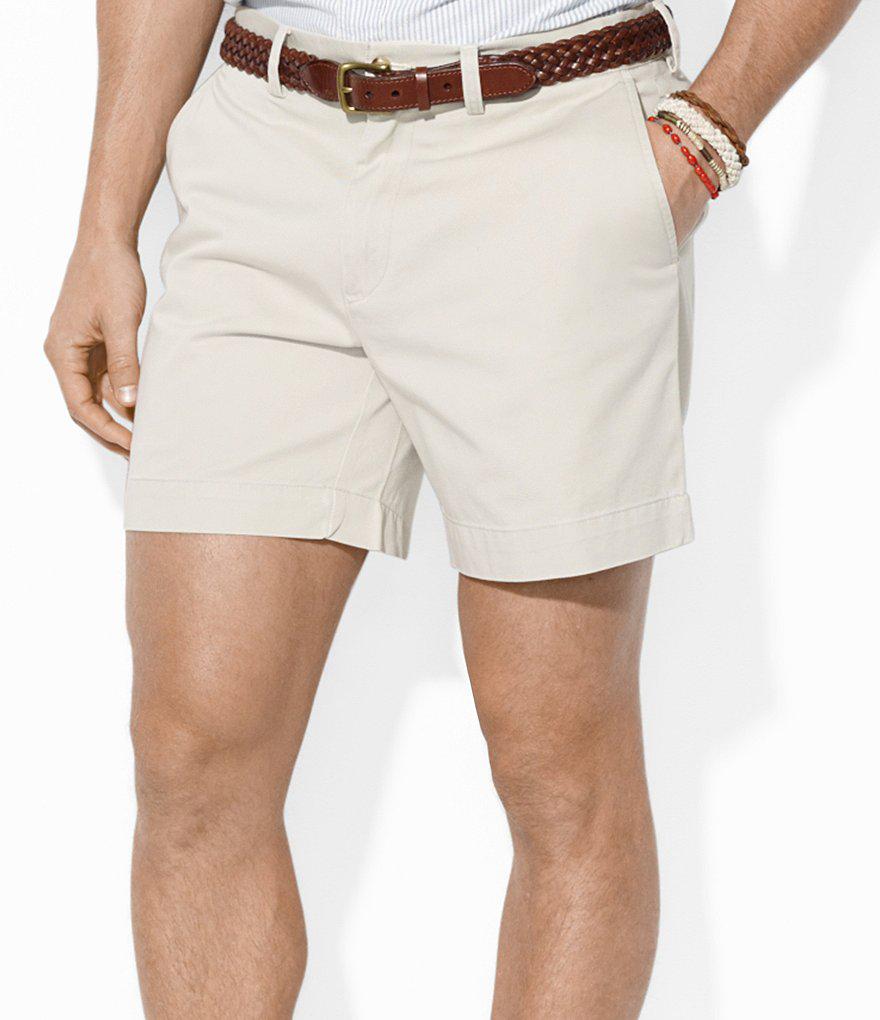polo 6 inch inseam shorts