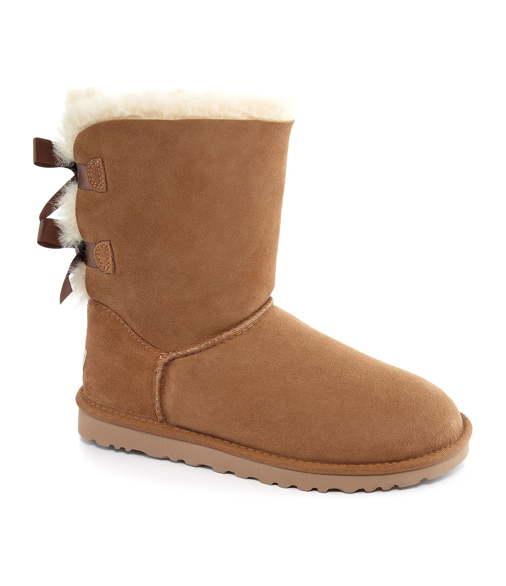 tan uggs with bows