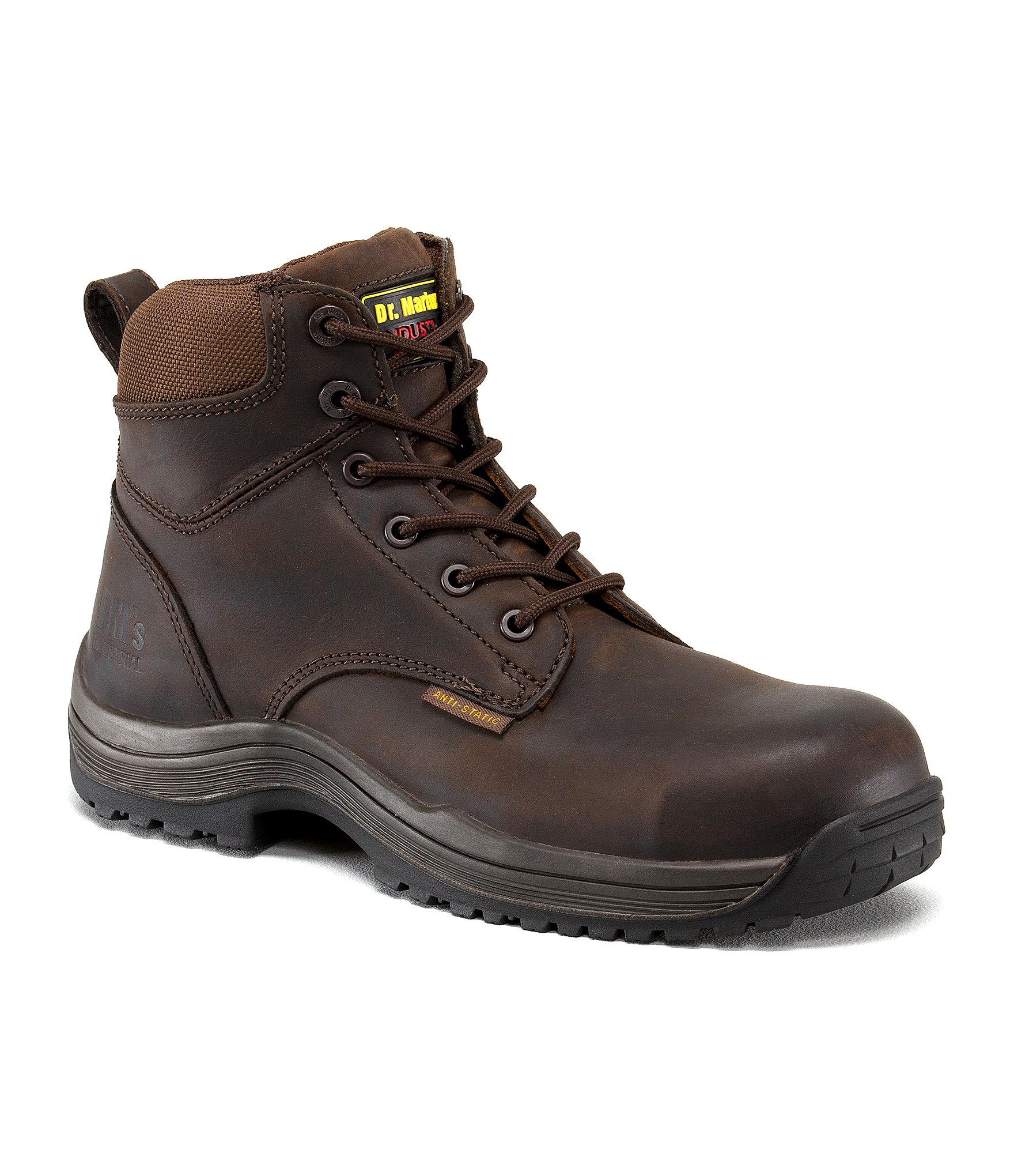 Dr. Martens Rubber Falcon Sd Industrial Boots in Brown for