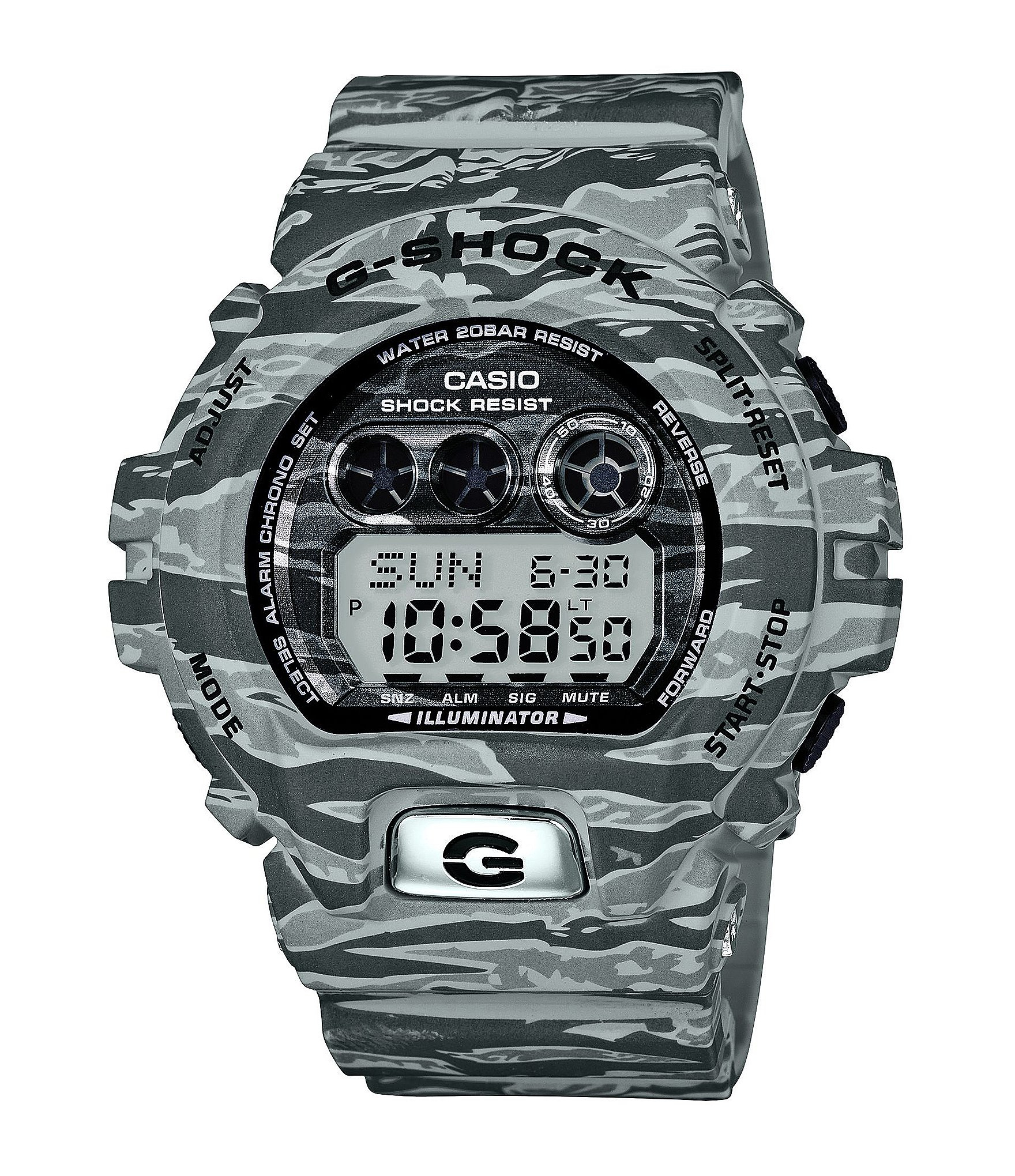 G-Shock Premium Grey Camouflage Digital Watch in Camo Grey (Gray) for Men - Lyst