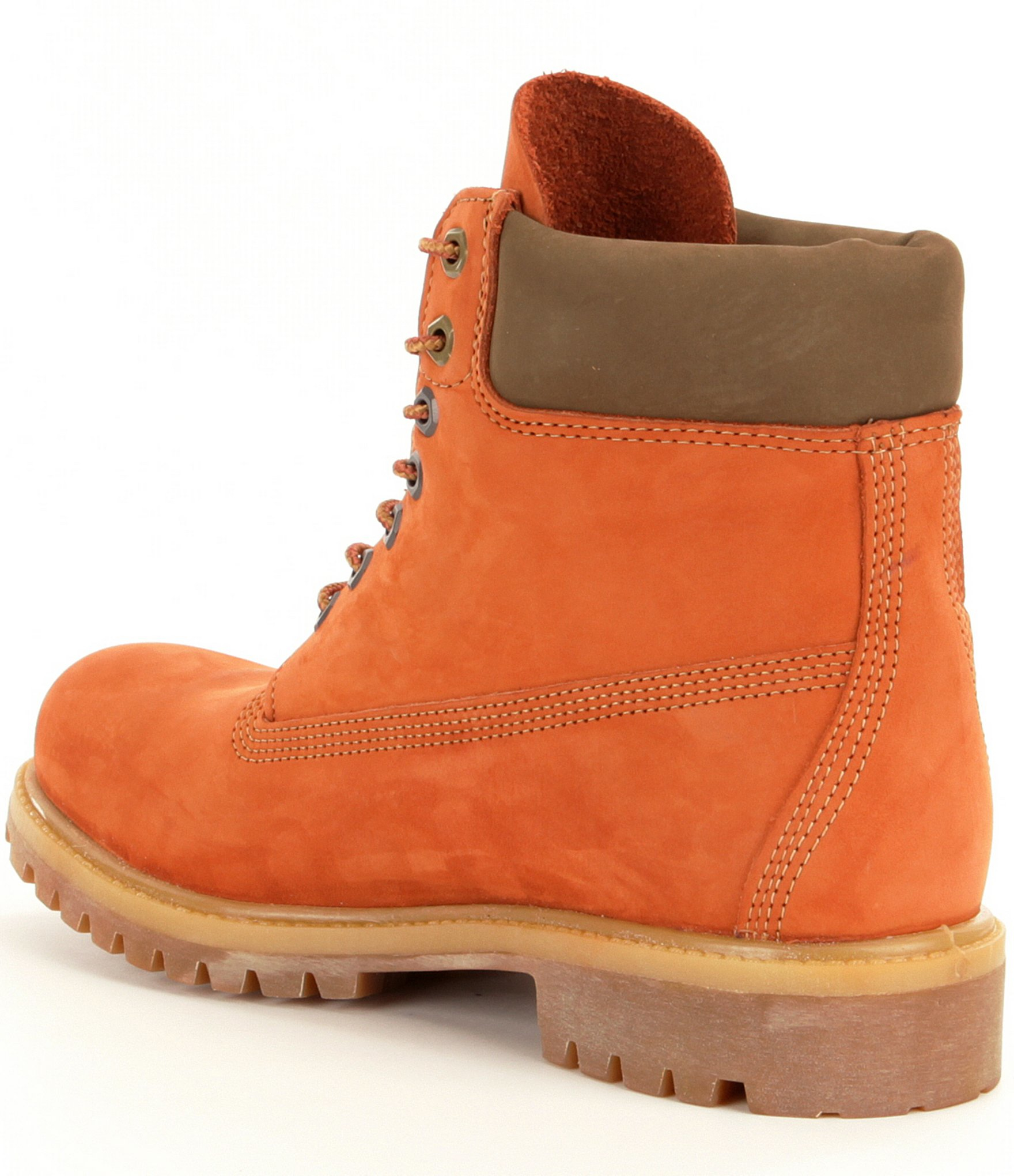 mens orange timberland boots