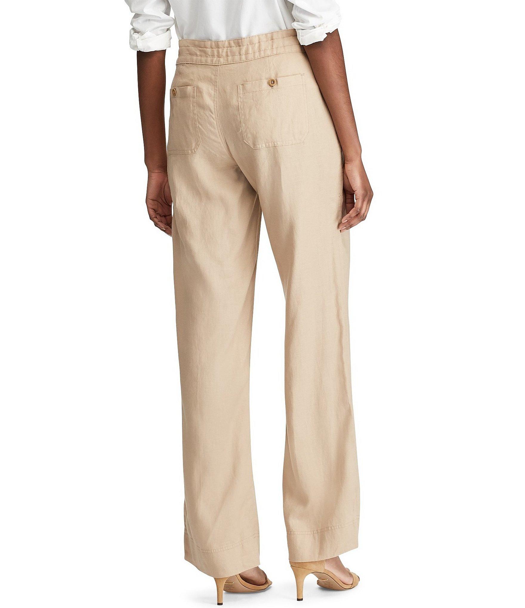 lauren ralph lauren linen pants