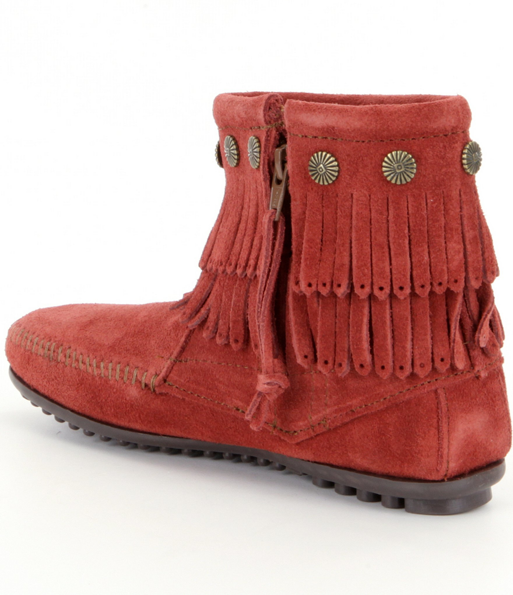 minnetonka double fringe boot