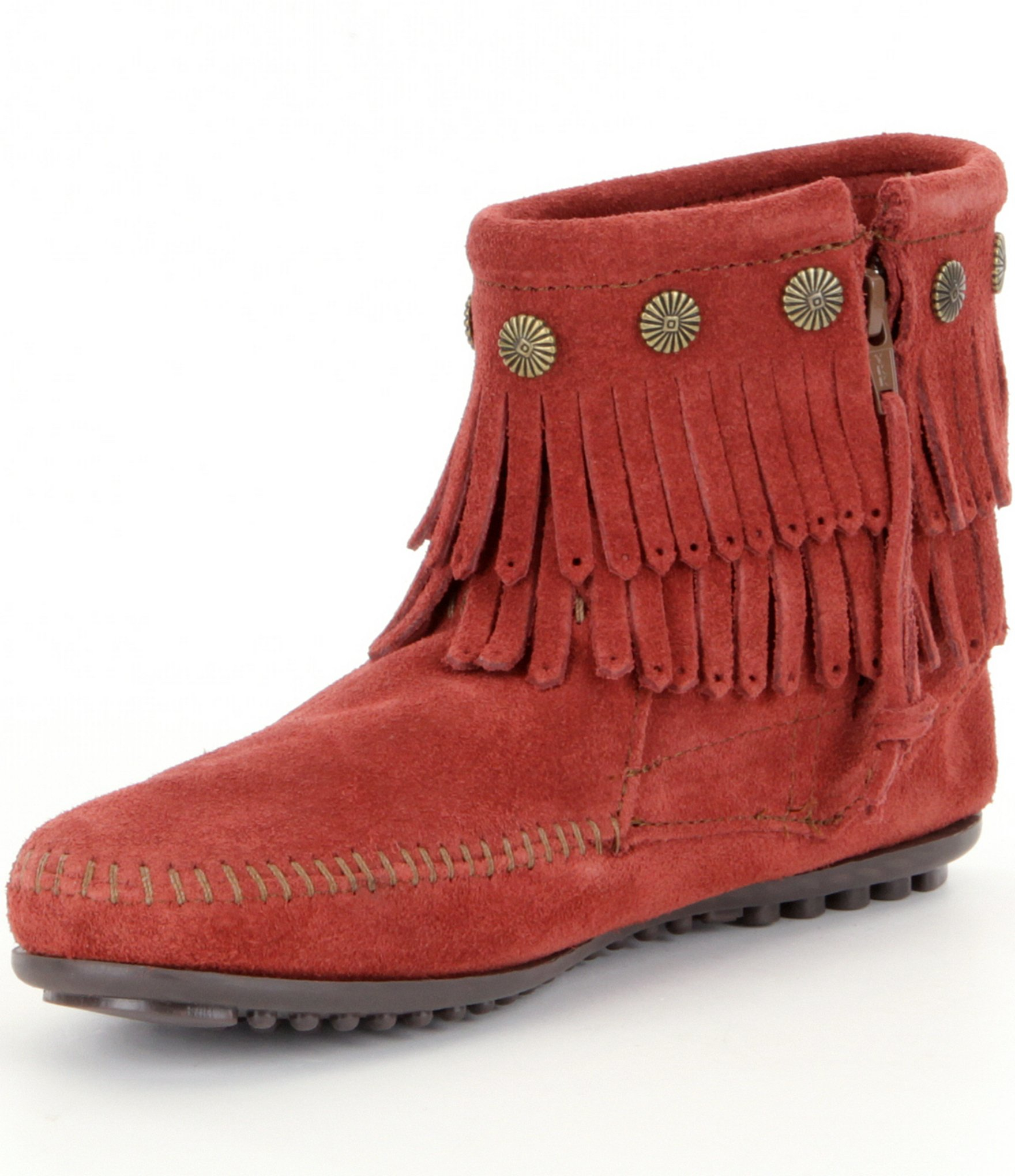 minnetonka double fringe boot