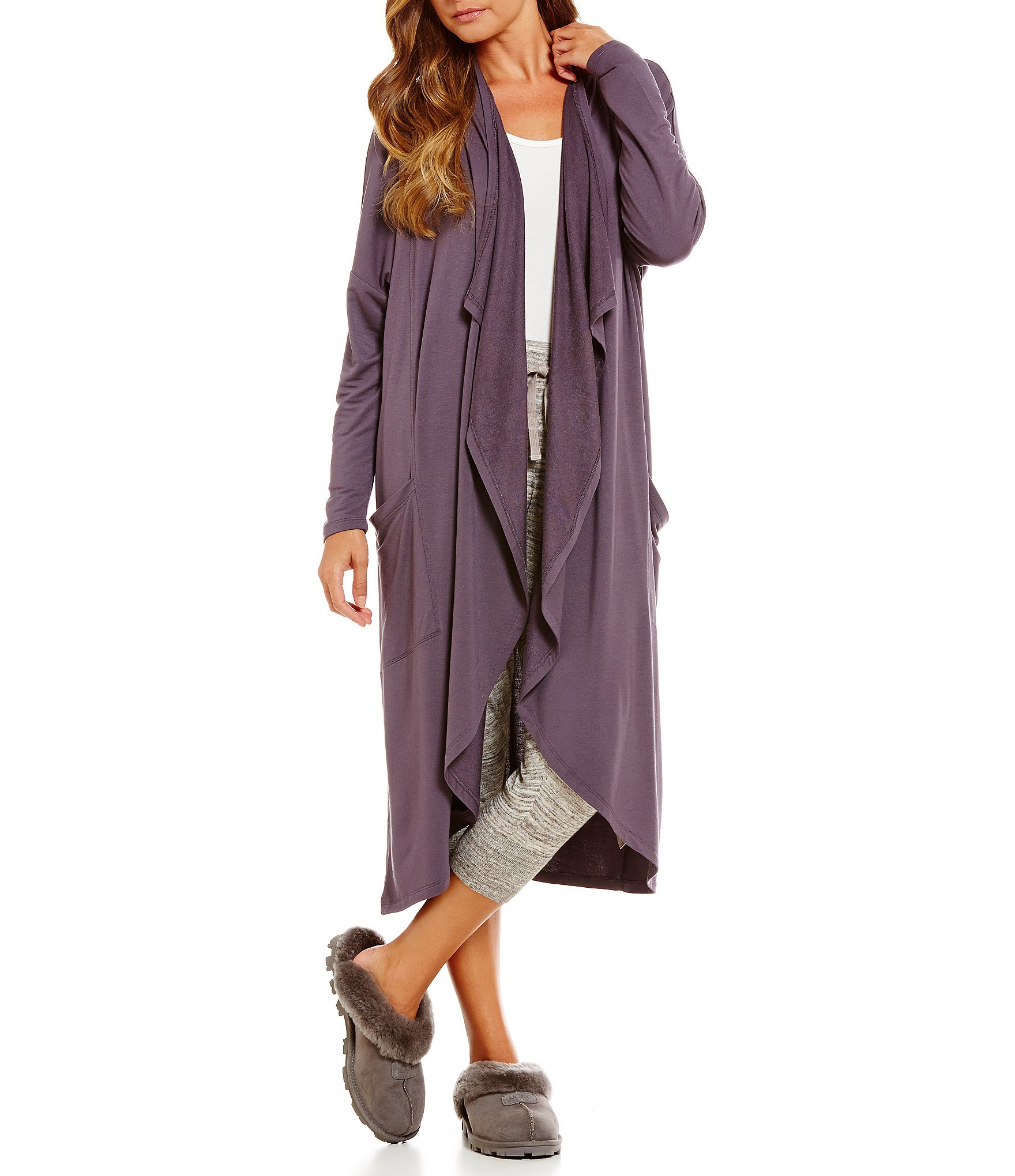 UGG Synthetic ® Marion French Terry Robe in Purple Lyst
