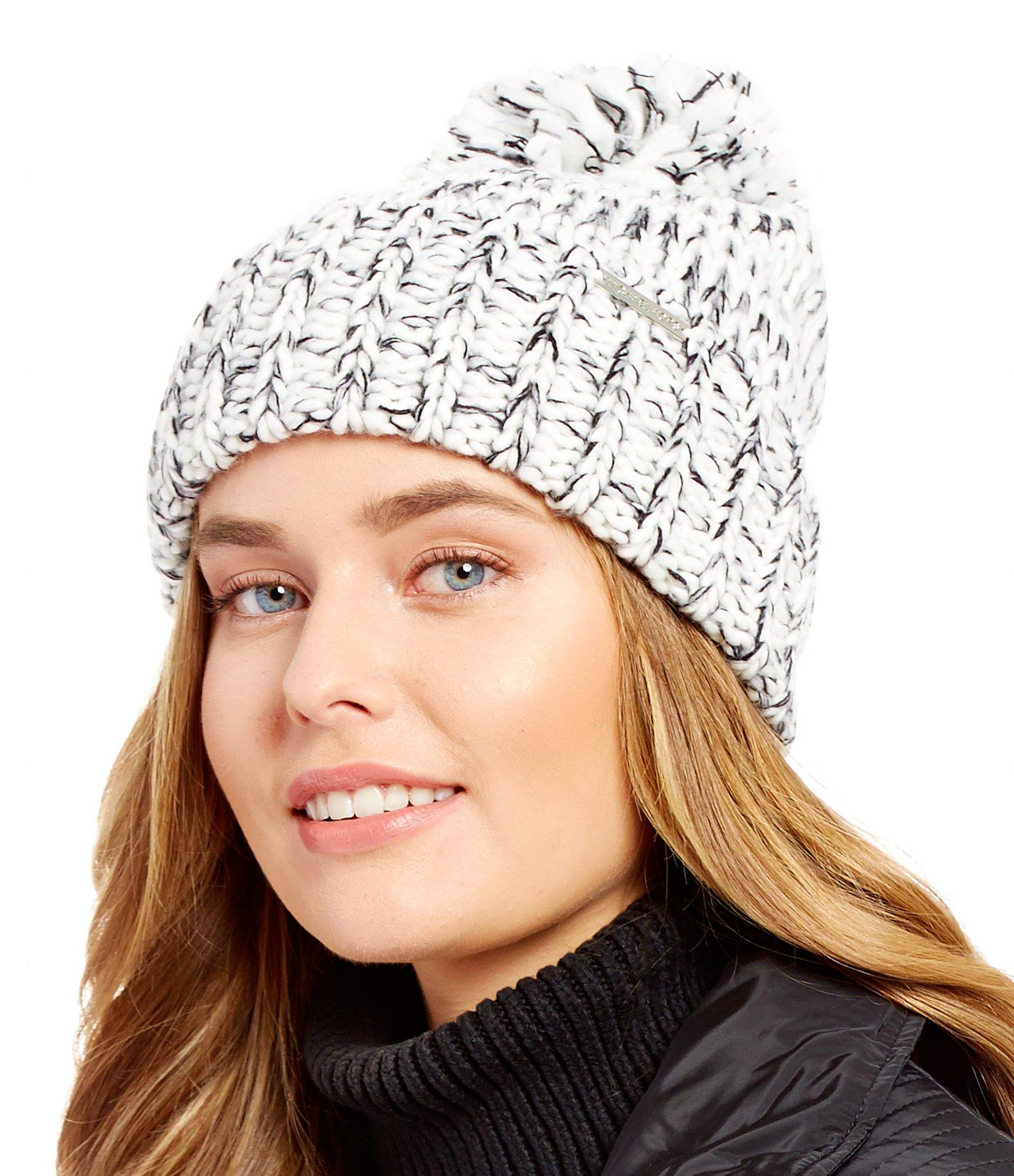 michael kors pom pom hat