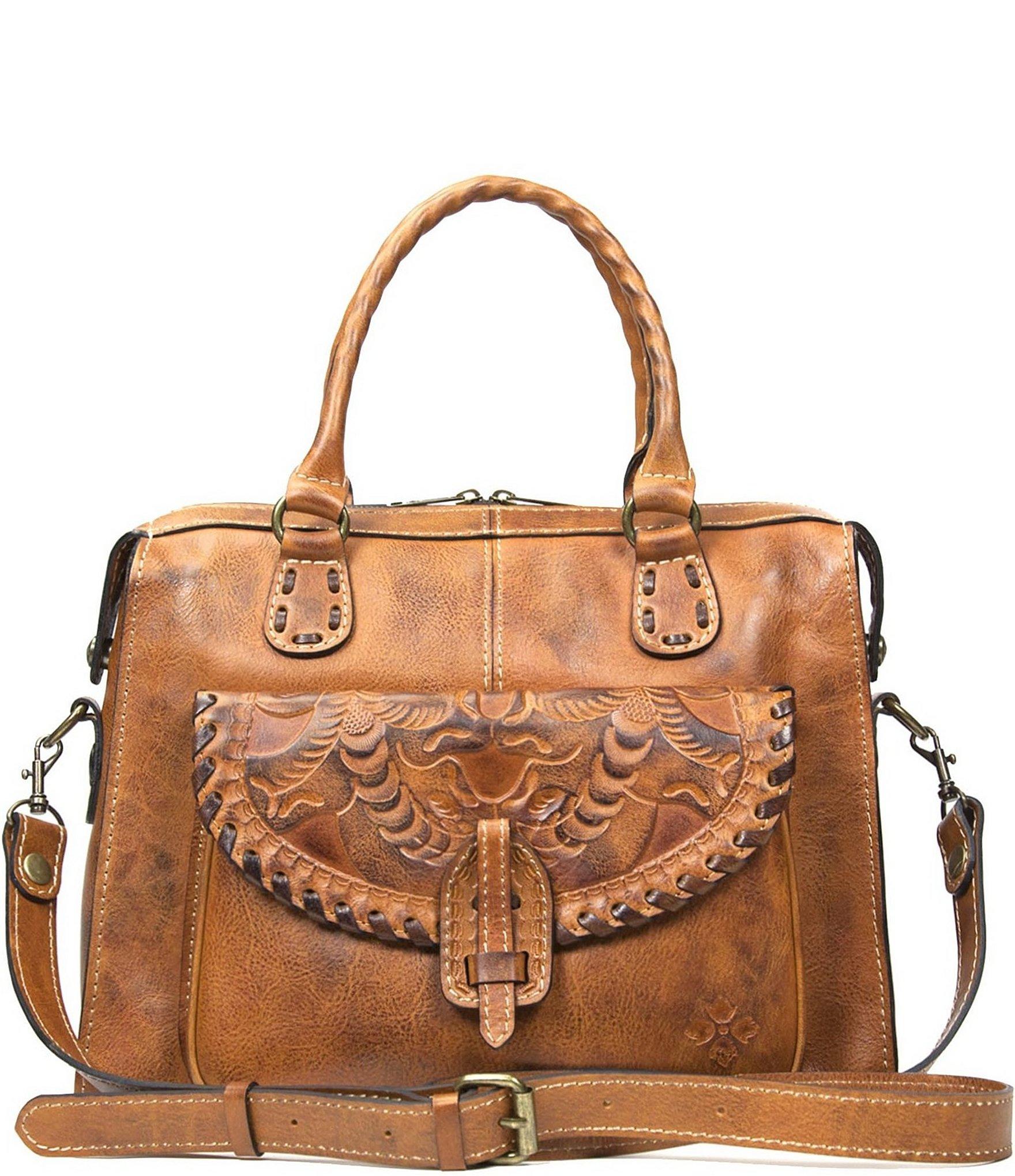 patricia nash tooled satchel