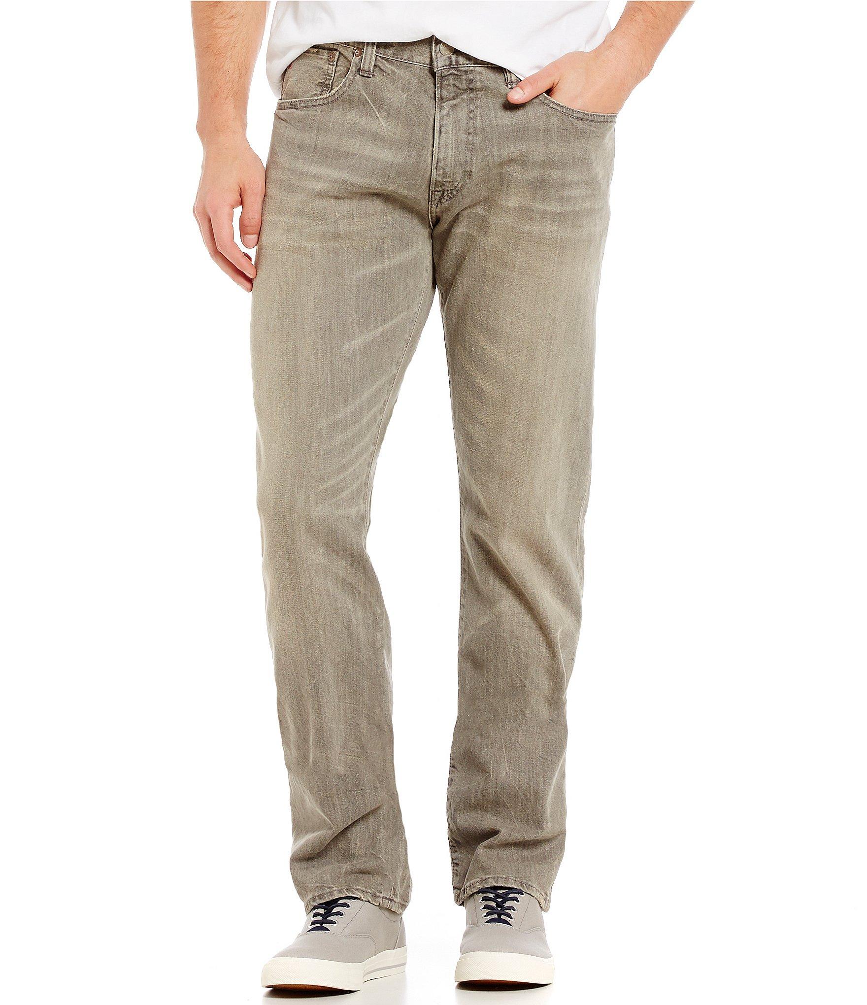 Polo ralph lauren Hampton Straight-fit Jeans in Gray for Men | Lyst