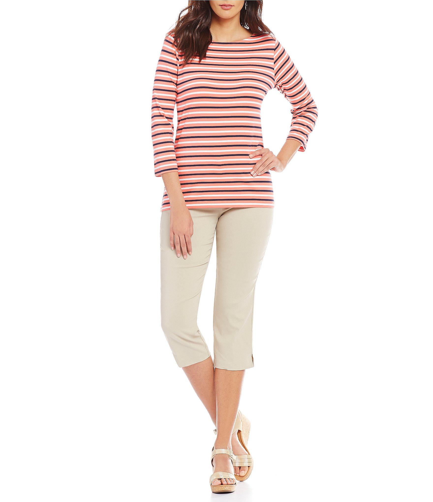 Lyst - Ruby rd Solar Millennium Capri Pants in Natural