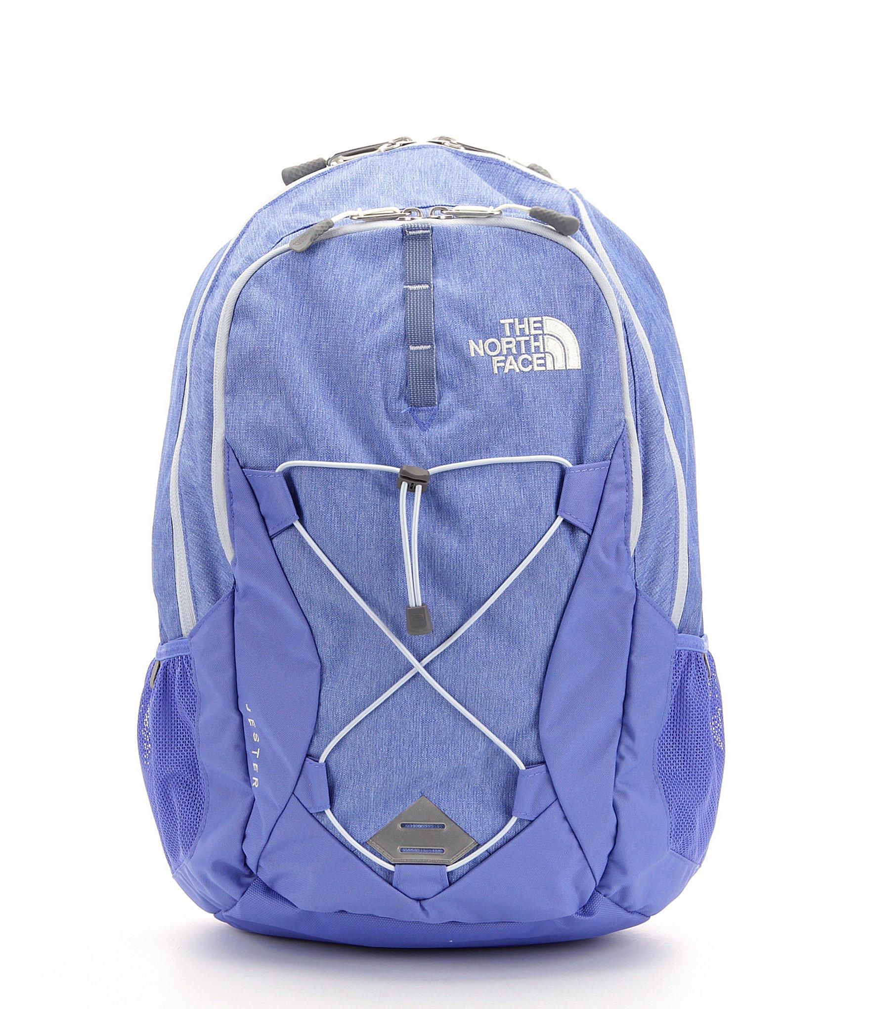 lavender north face backpack