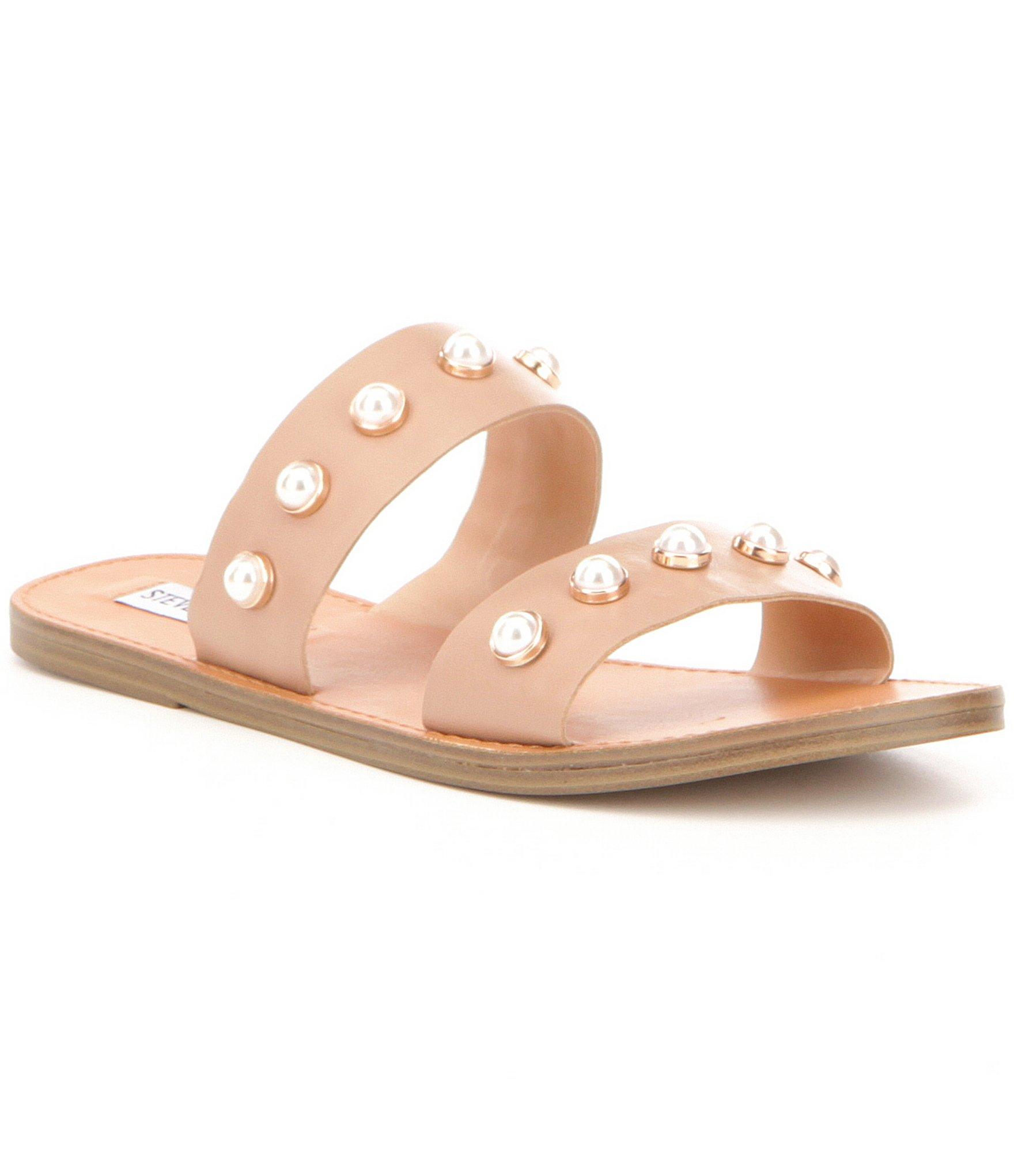 steve madden flats with pearls