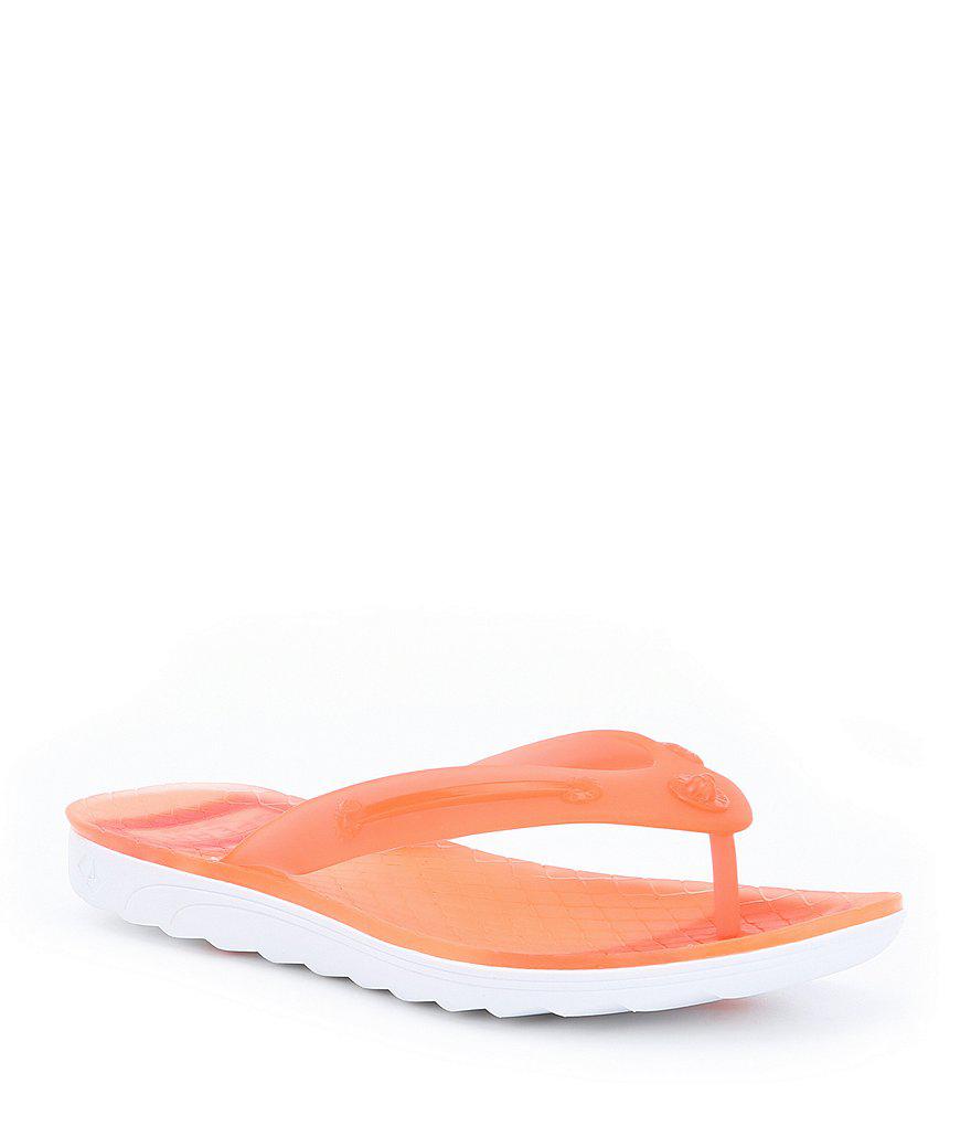 sperry jellyfish flip flops
