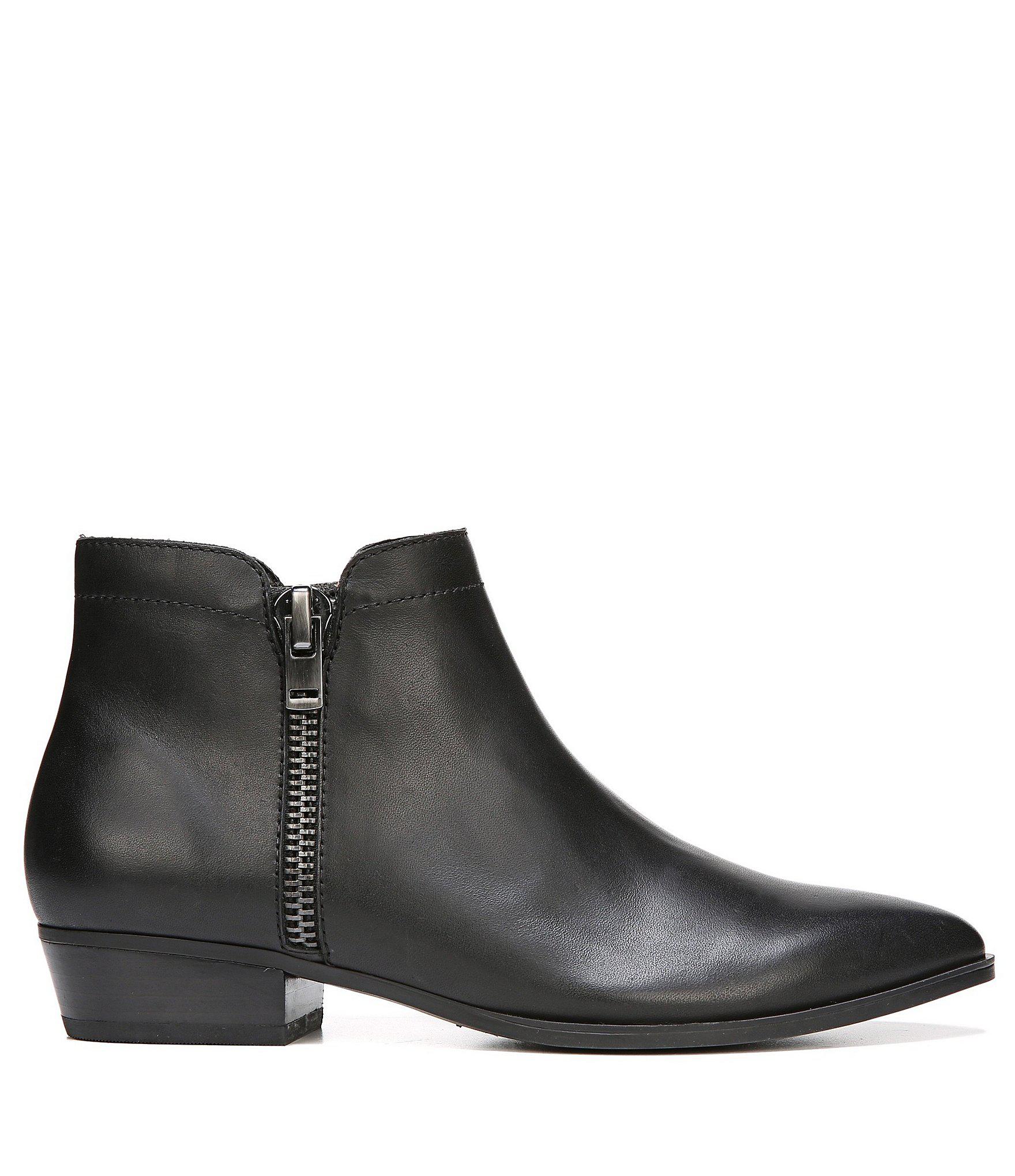 Naturalizer Blair Leather Booties in Soft Marble (Black) - Lyst