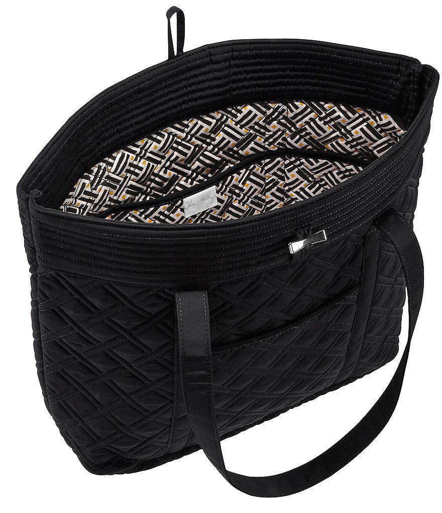 Vera Bradley Synthetic Vera Quilted Tote Bag in Black - Lyst