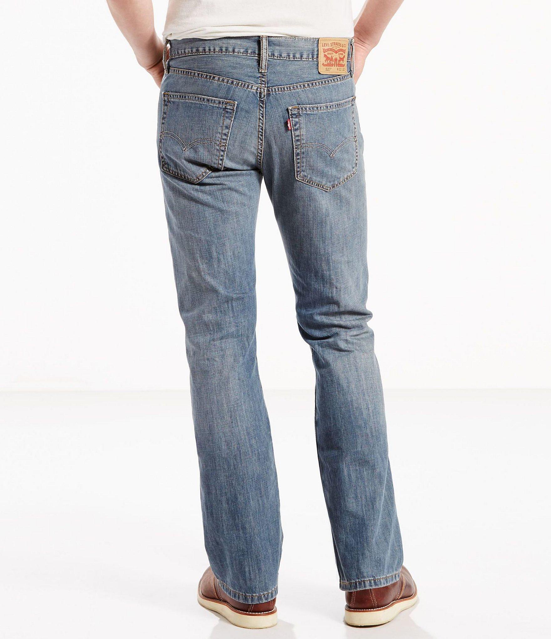levis 527 medium chipped