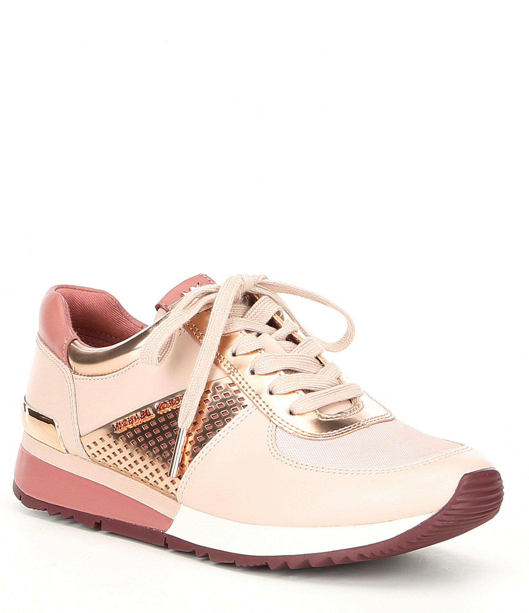michael kors soft pink sneakers