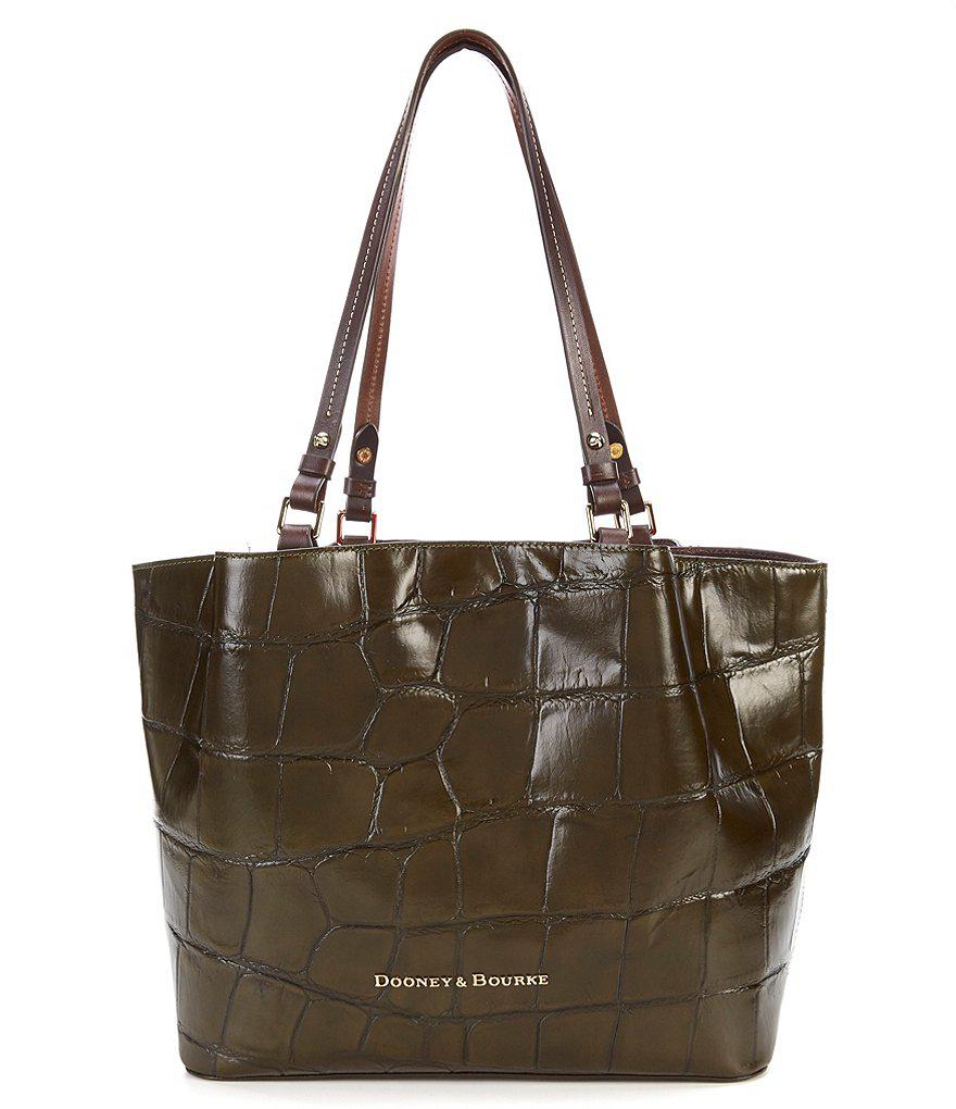 Dooney & Bourke Denison Collection Flynn Tote in Olive (Green) - Lyst