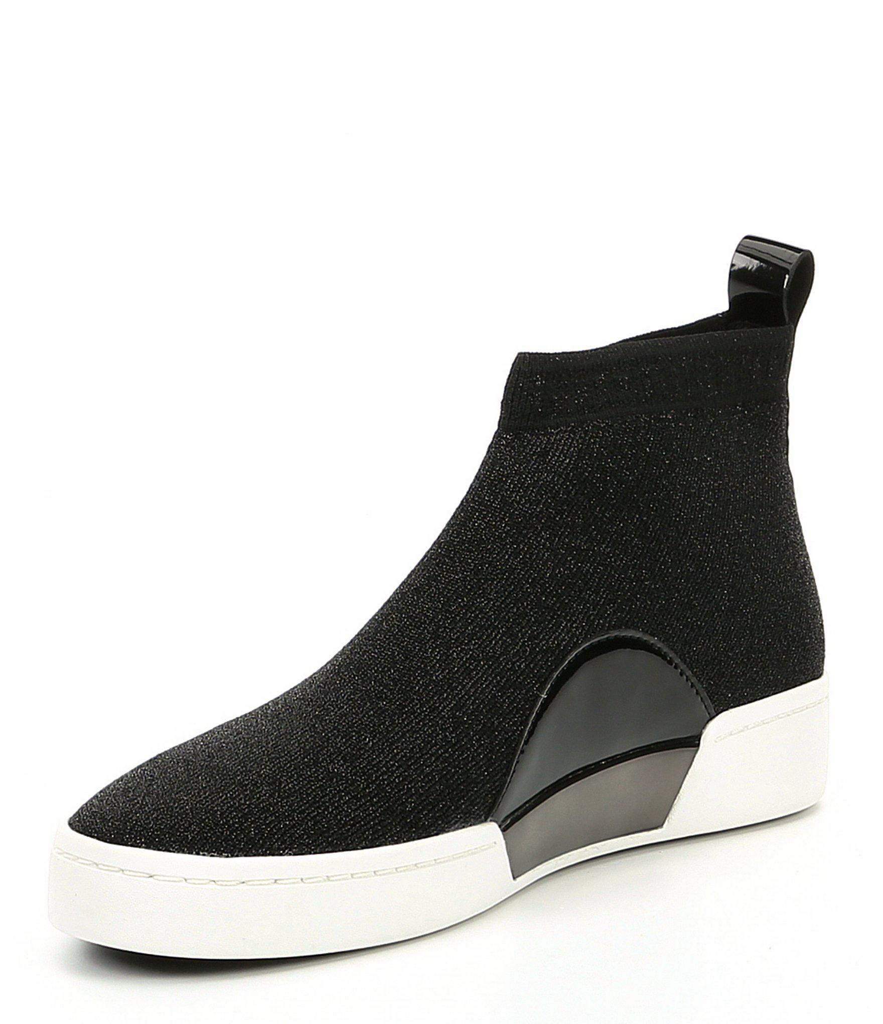 michael kors slip on sneakers black