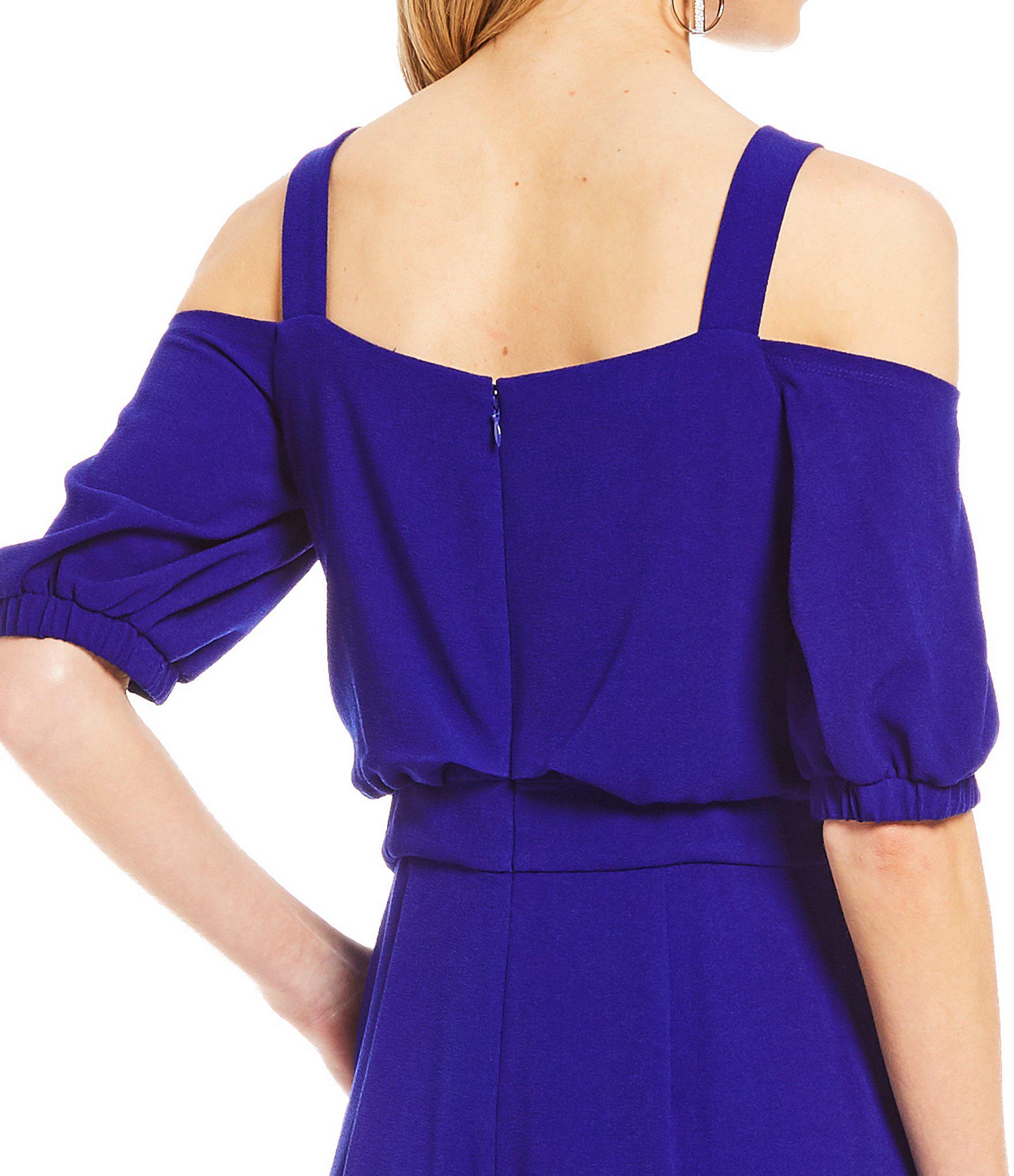 vince camuto cold shoulder jumpsuit