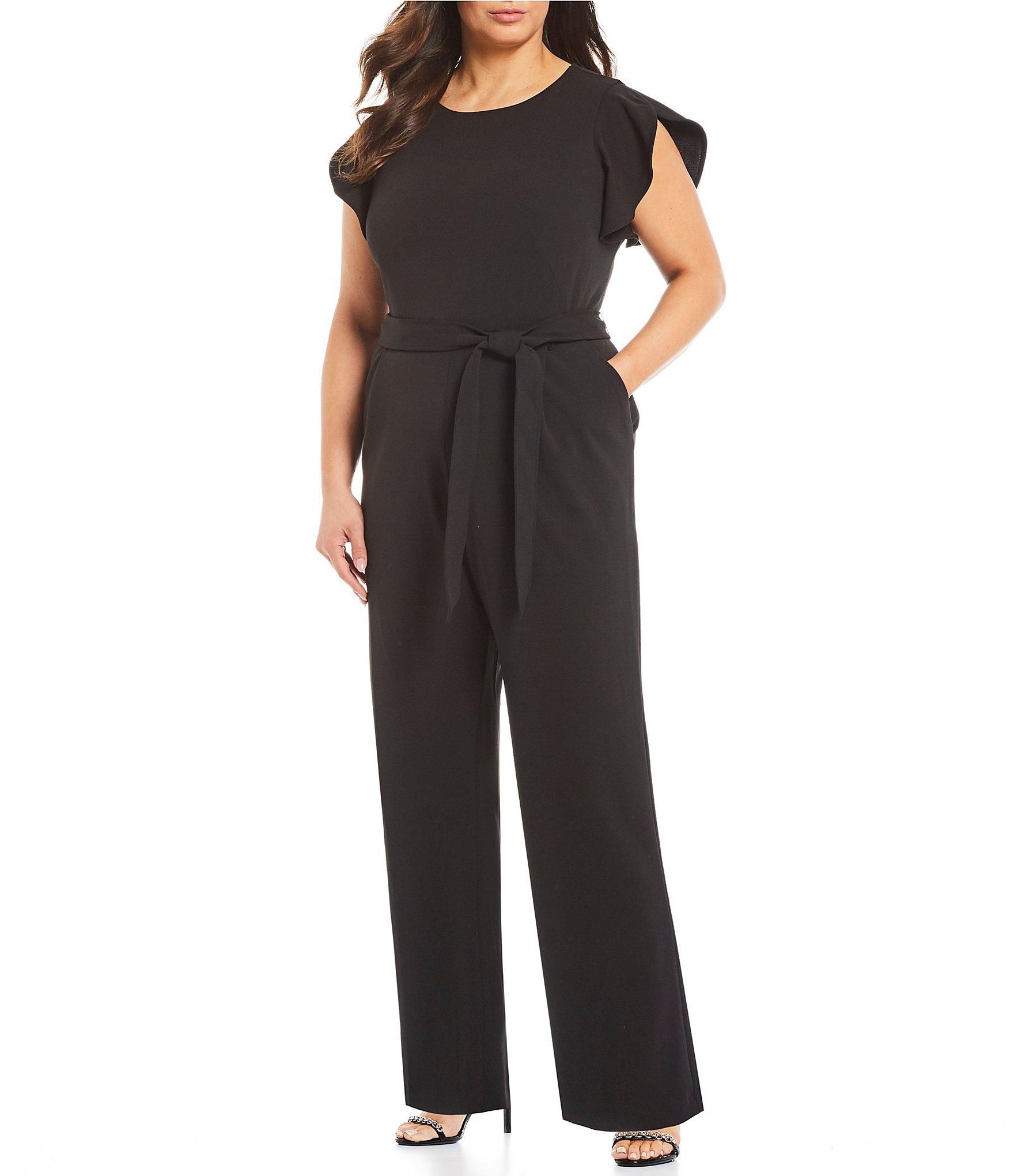 calvin klein plus size jumpsuits